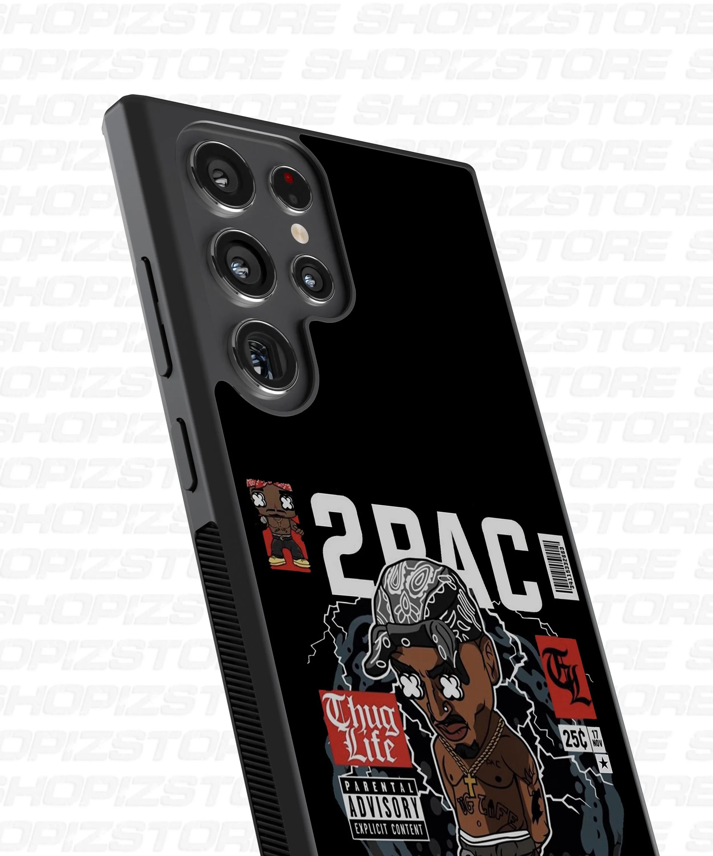 2 Pac Thug Metal Case