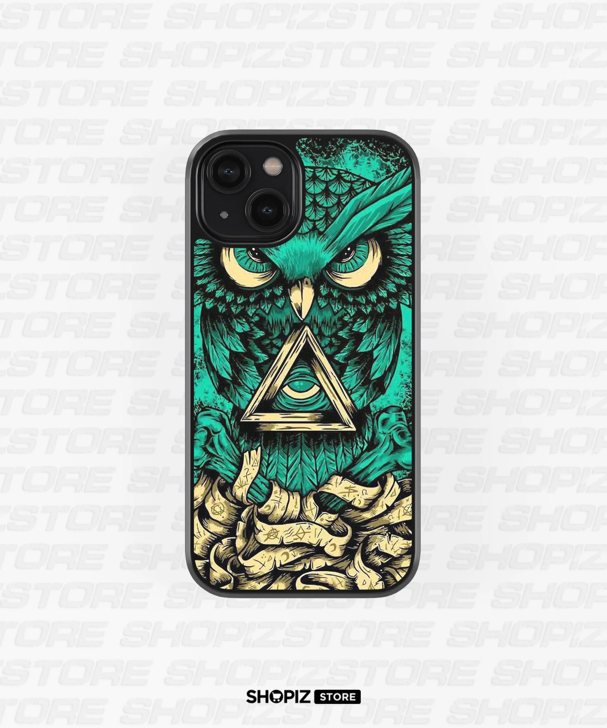 Aesthetic Owl Glass Case