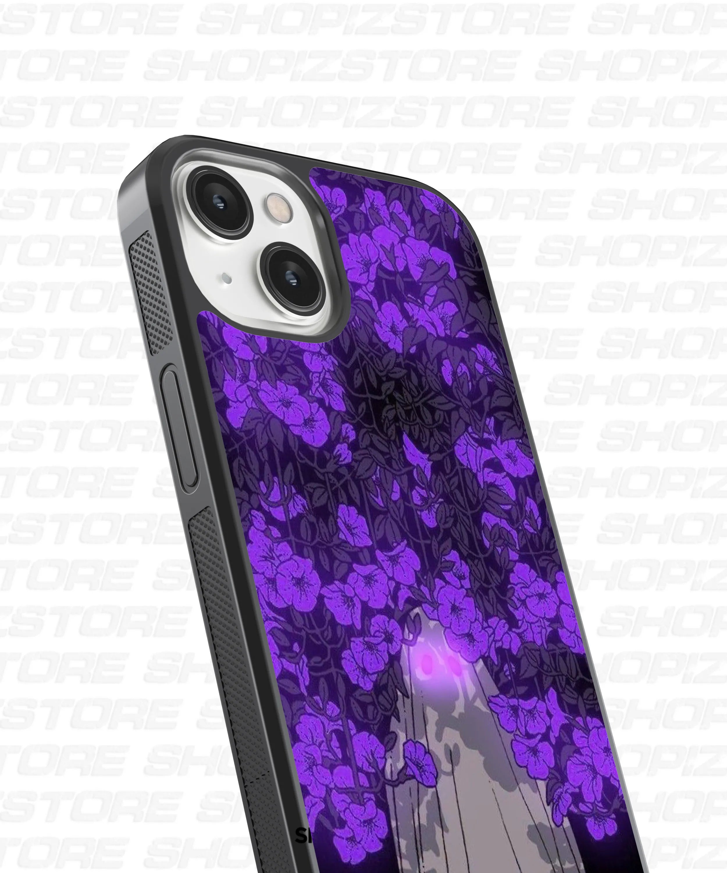 Aesthetic Violet Tree Glass Case