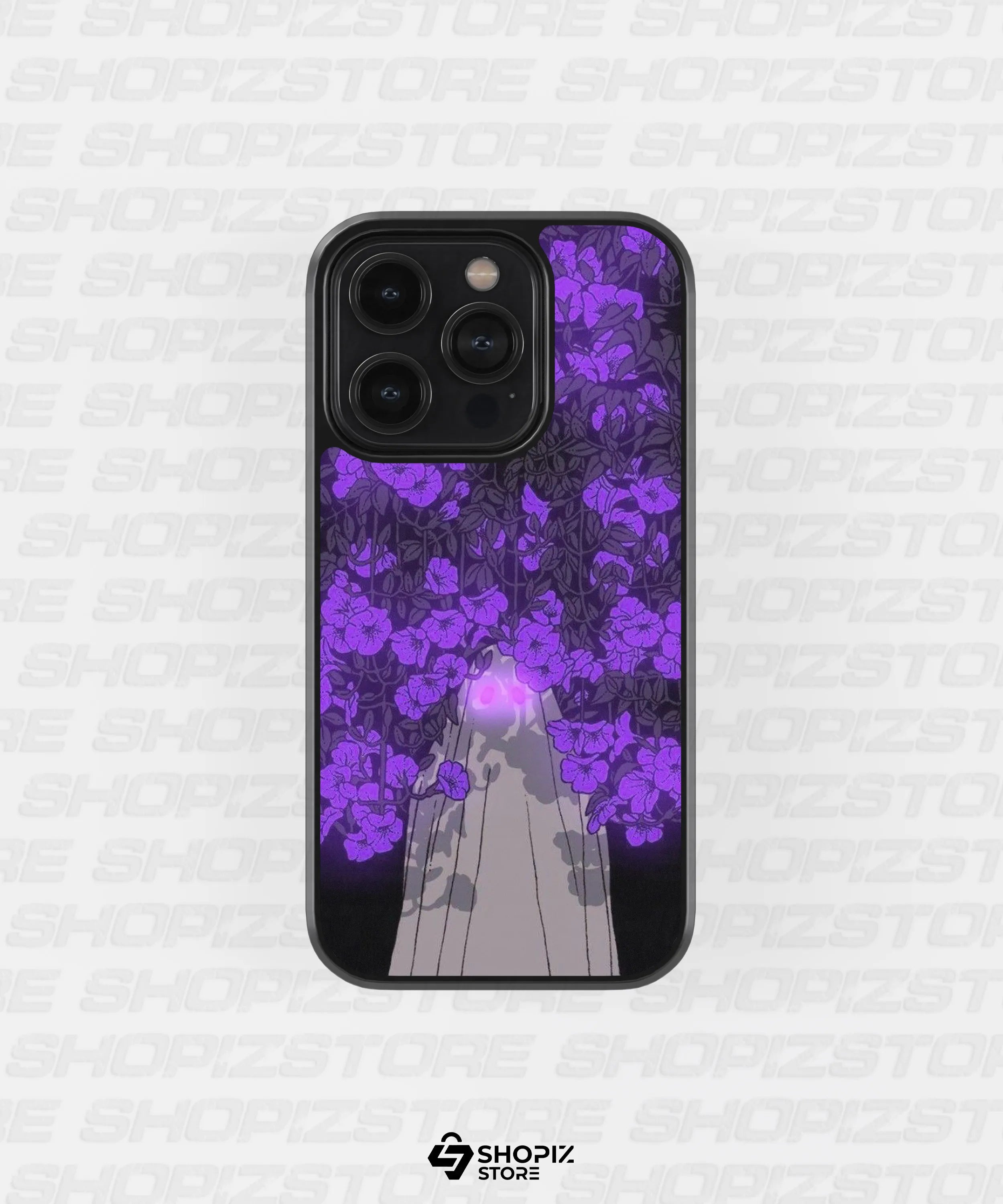 Aesthetic Violet Tree Metal Case