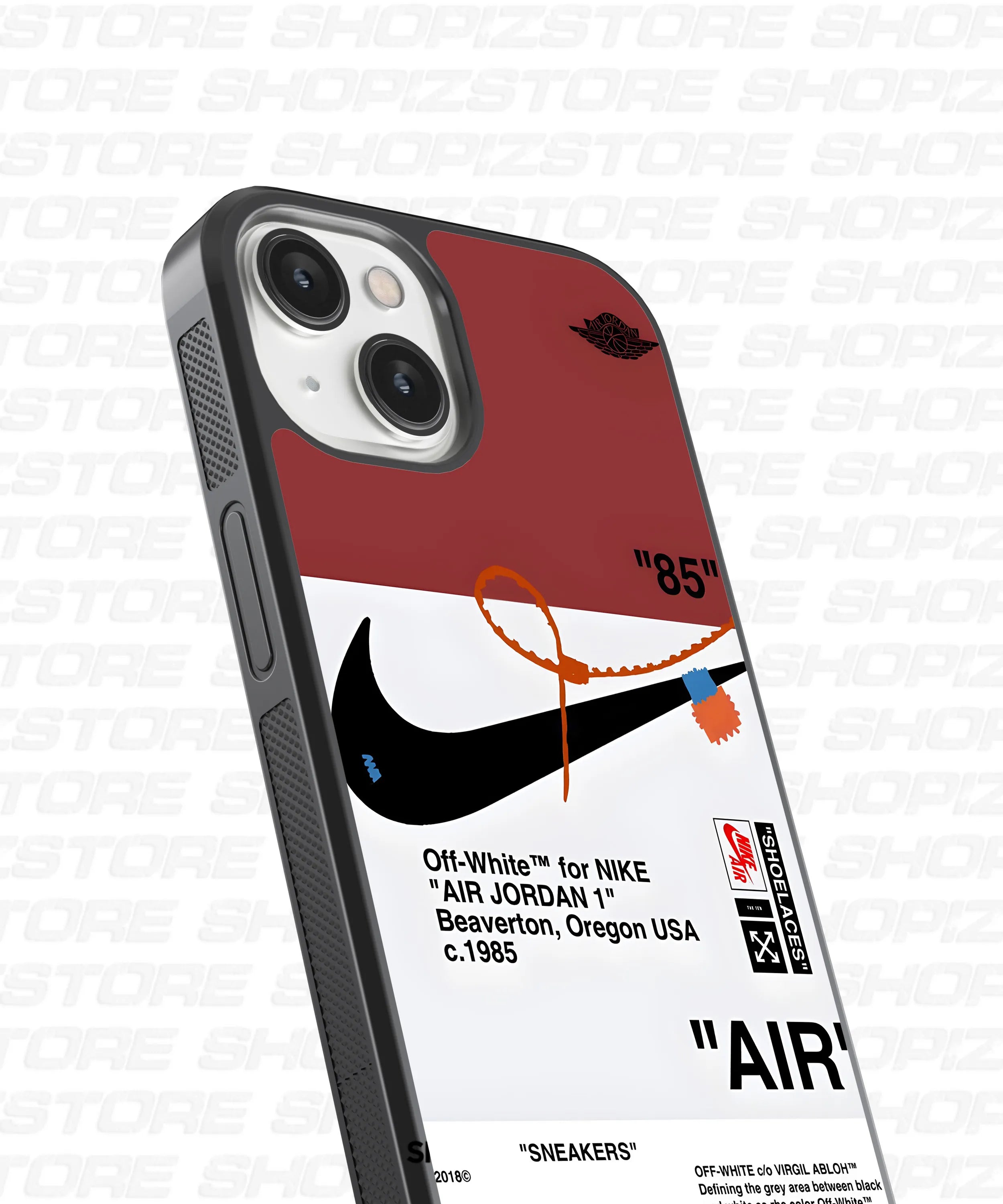 Air 85 Red Glass Case