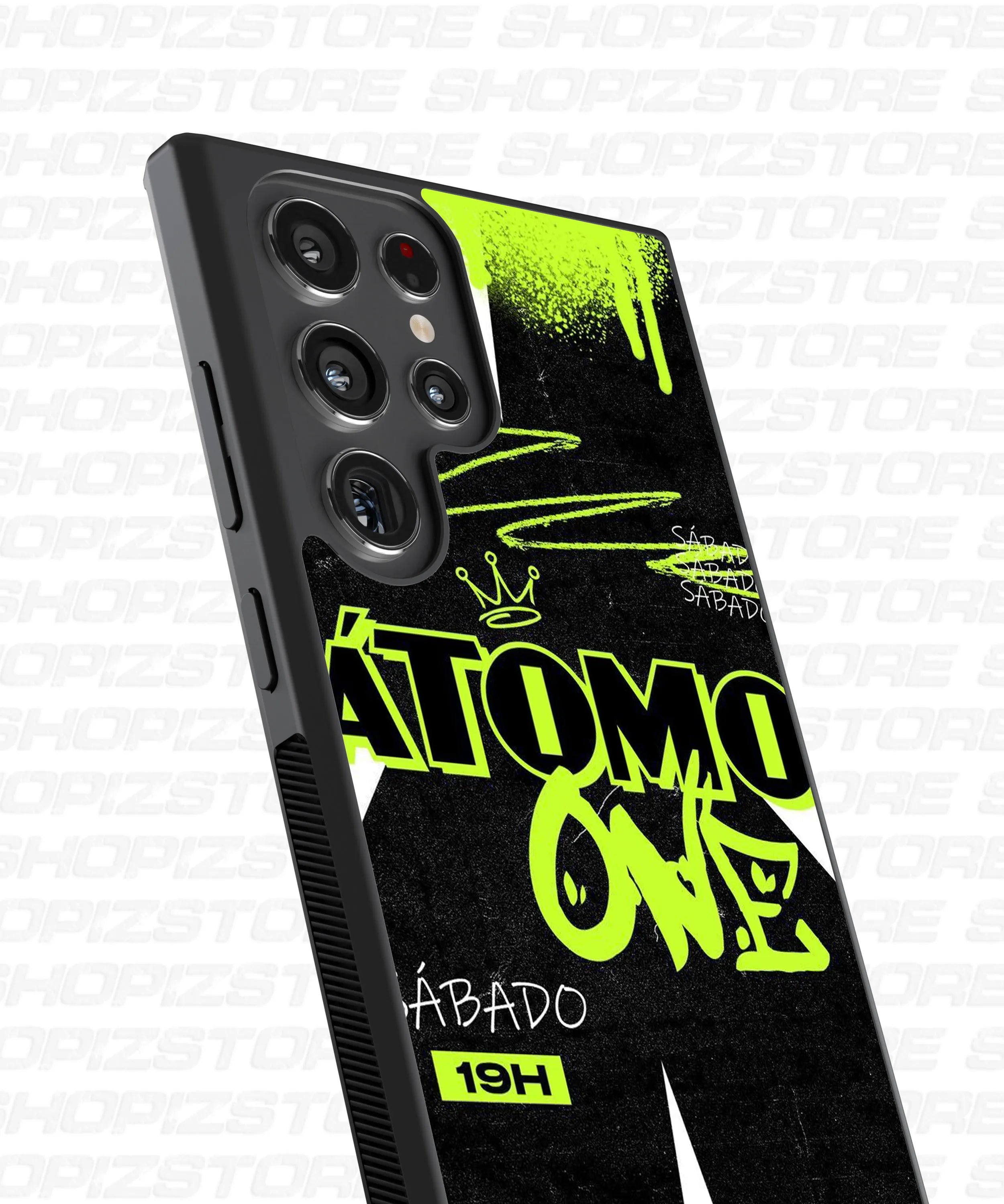 Atom Neon Metal Case