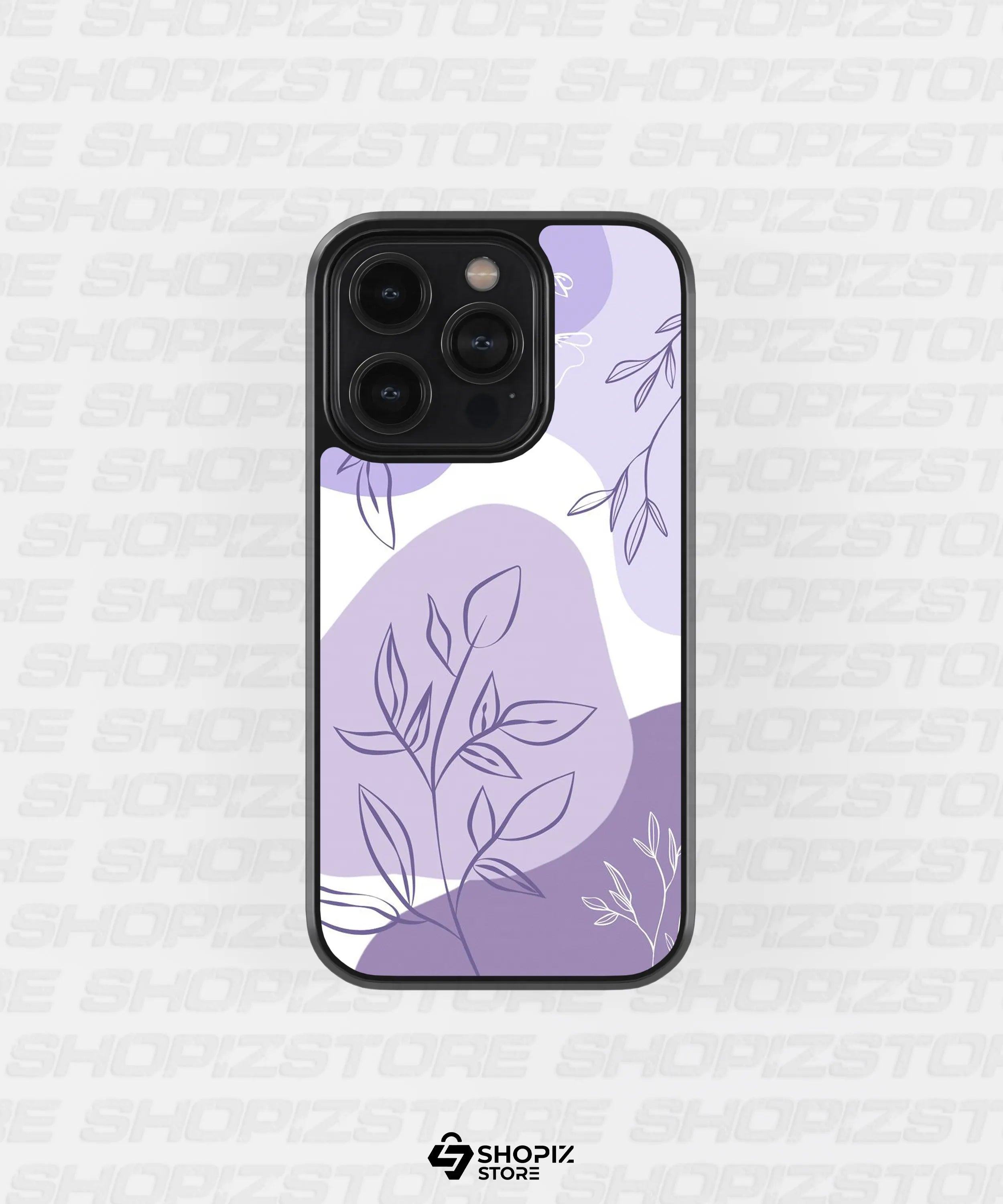 Bloom Pattern Flower Metal Case