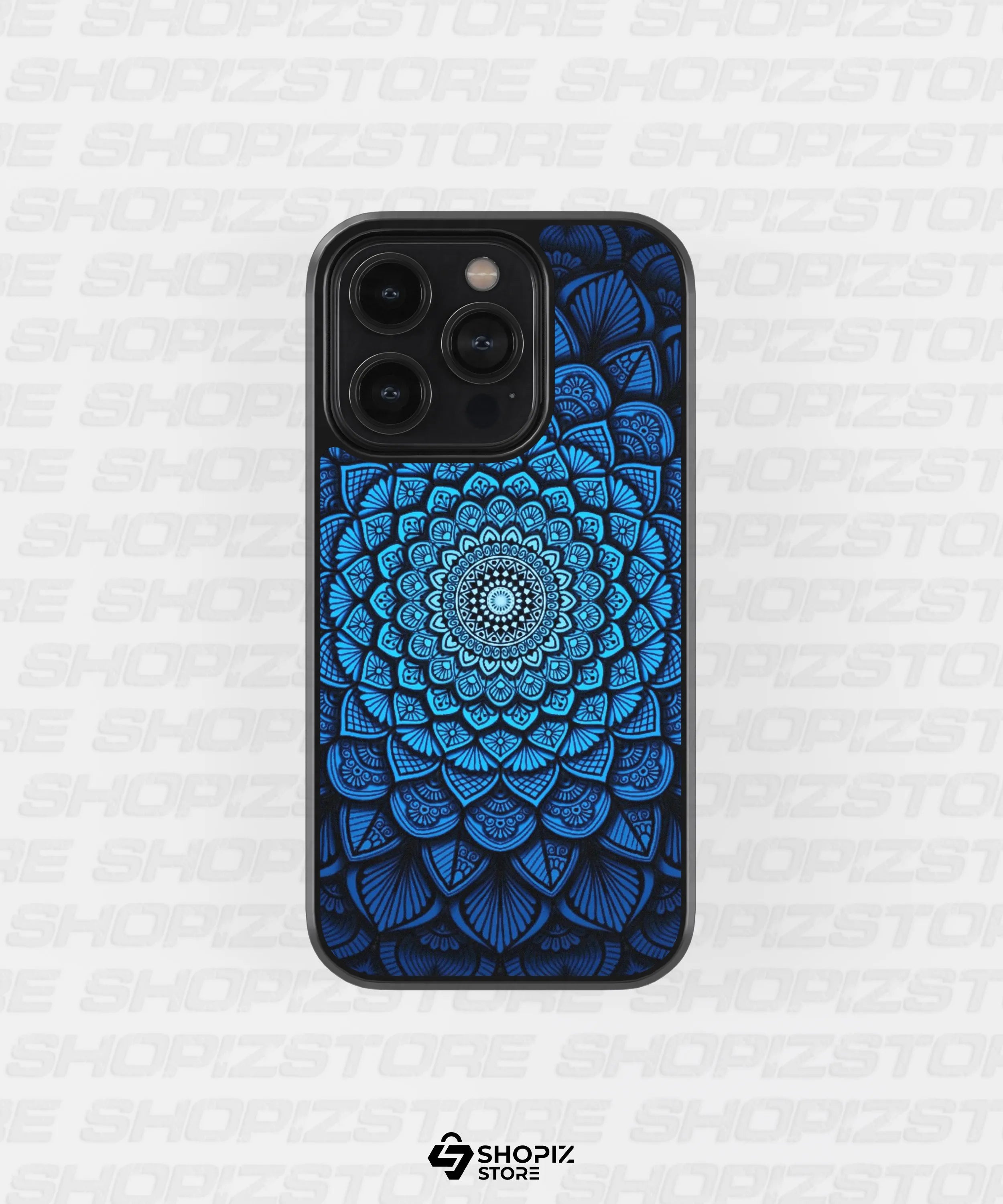 Blue Mandala Metal Case