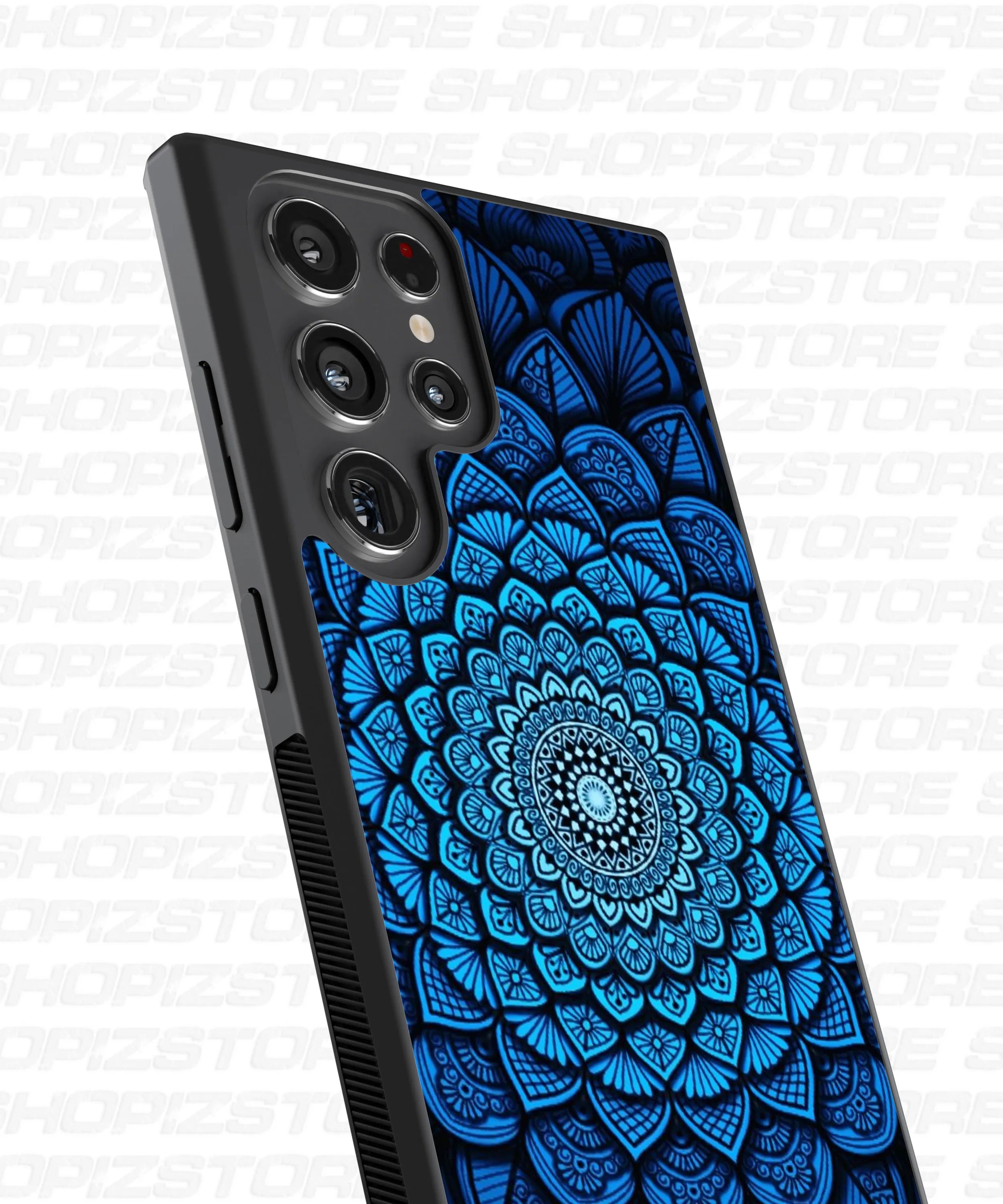 Blue Mandala Metal Case