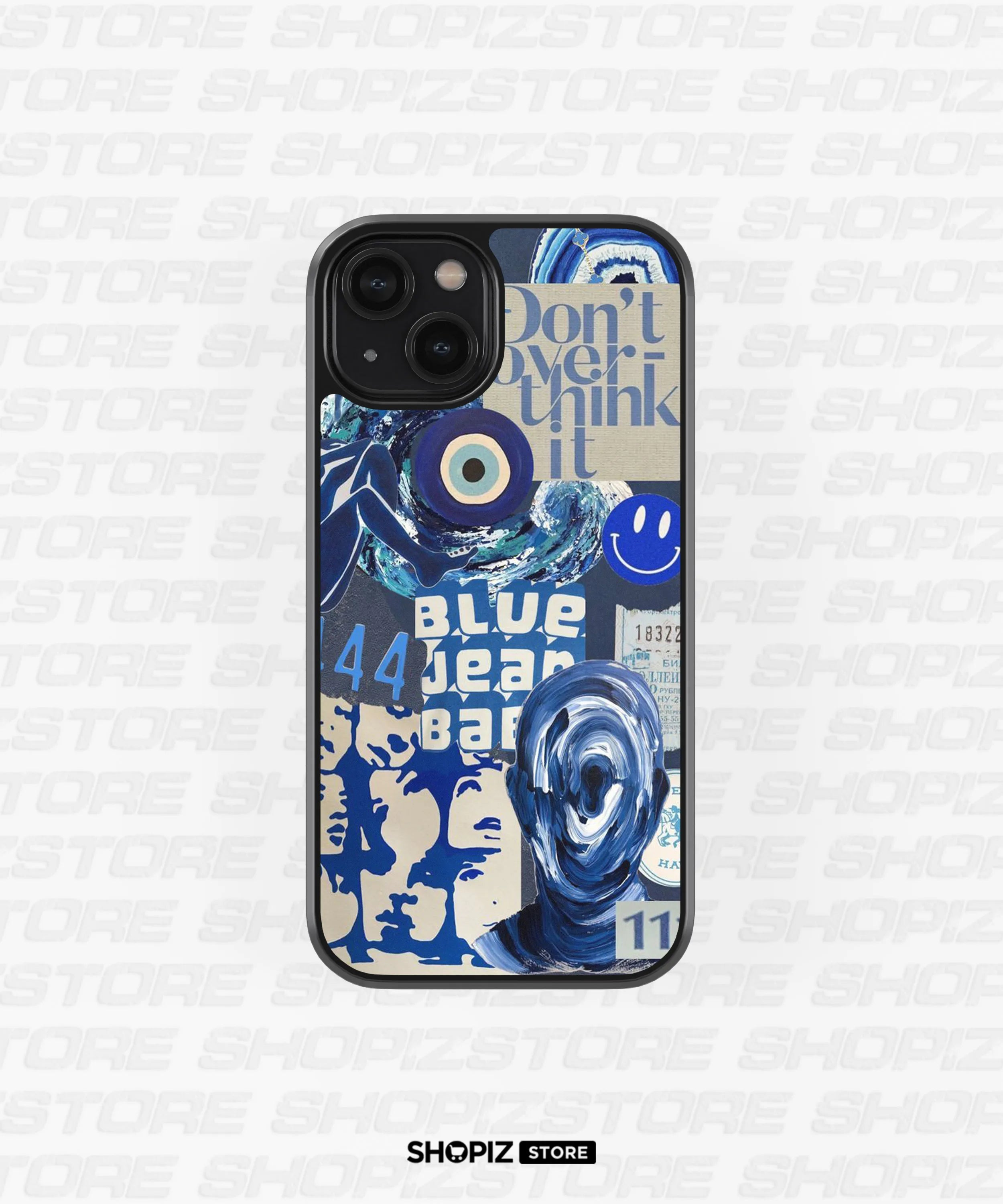 Blue Vibes Glass Case