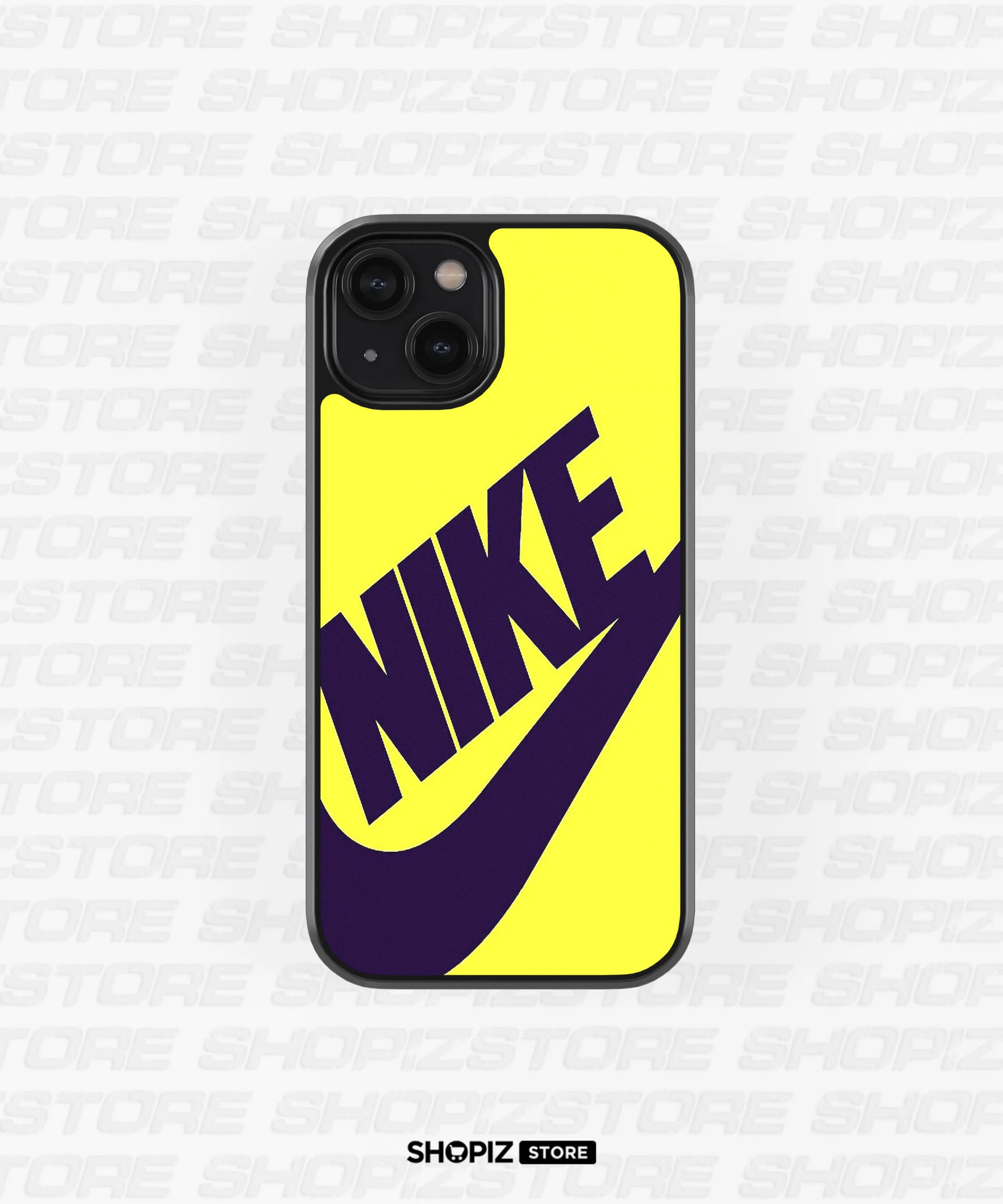 Bold Yellow Swoosh Glass Case