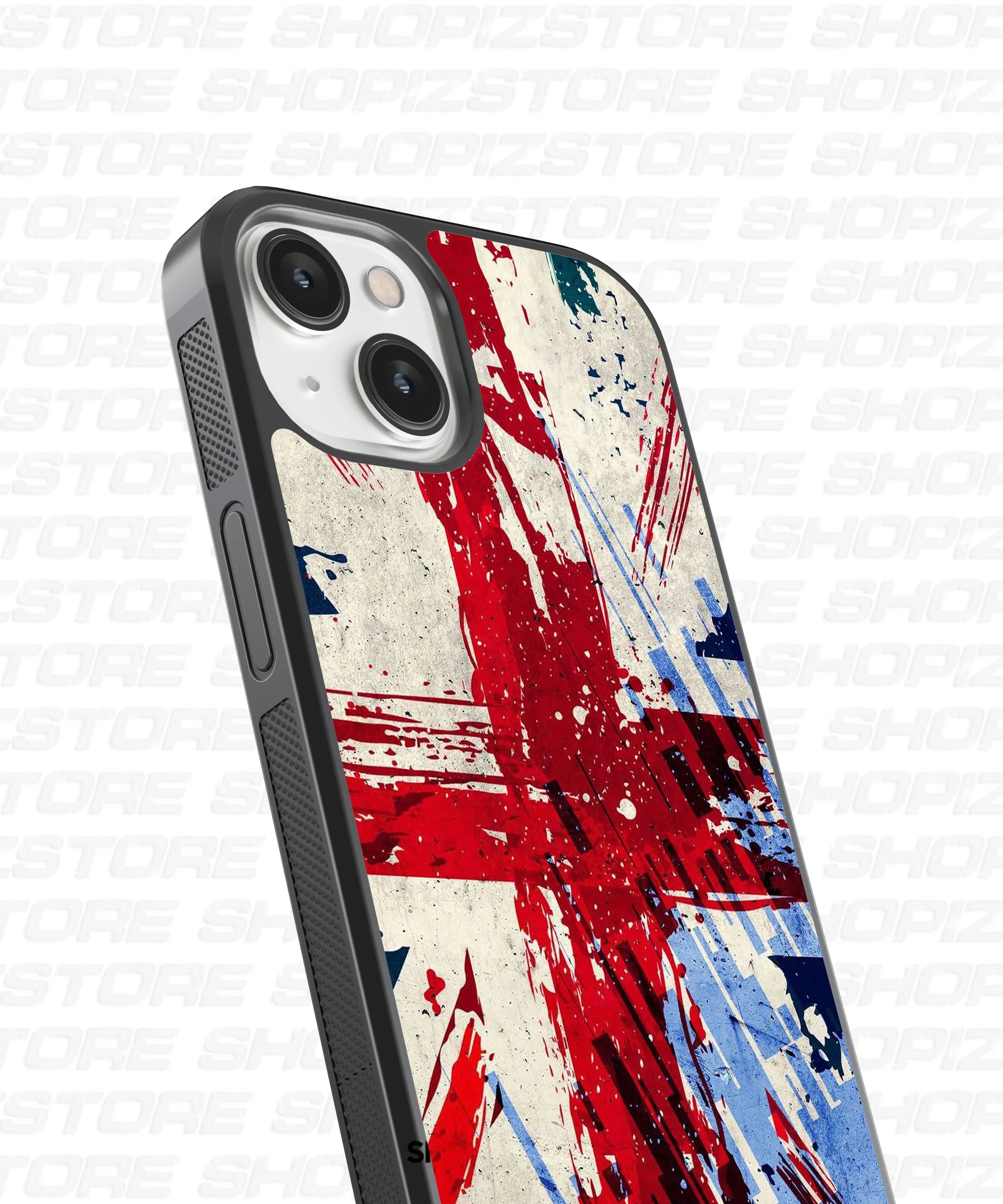 British Union Flag Glass Case