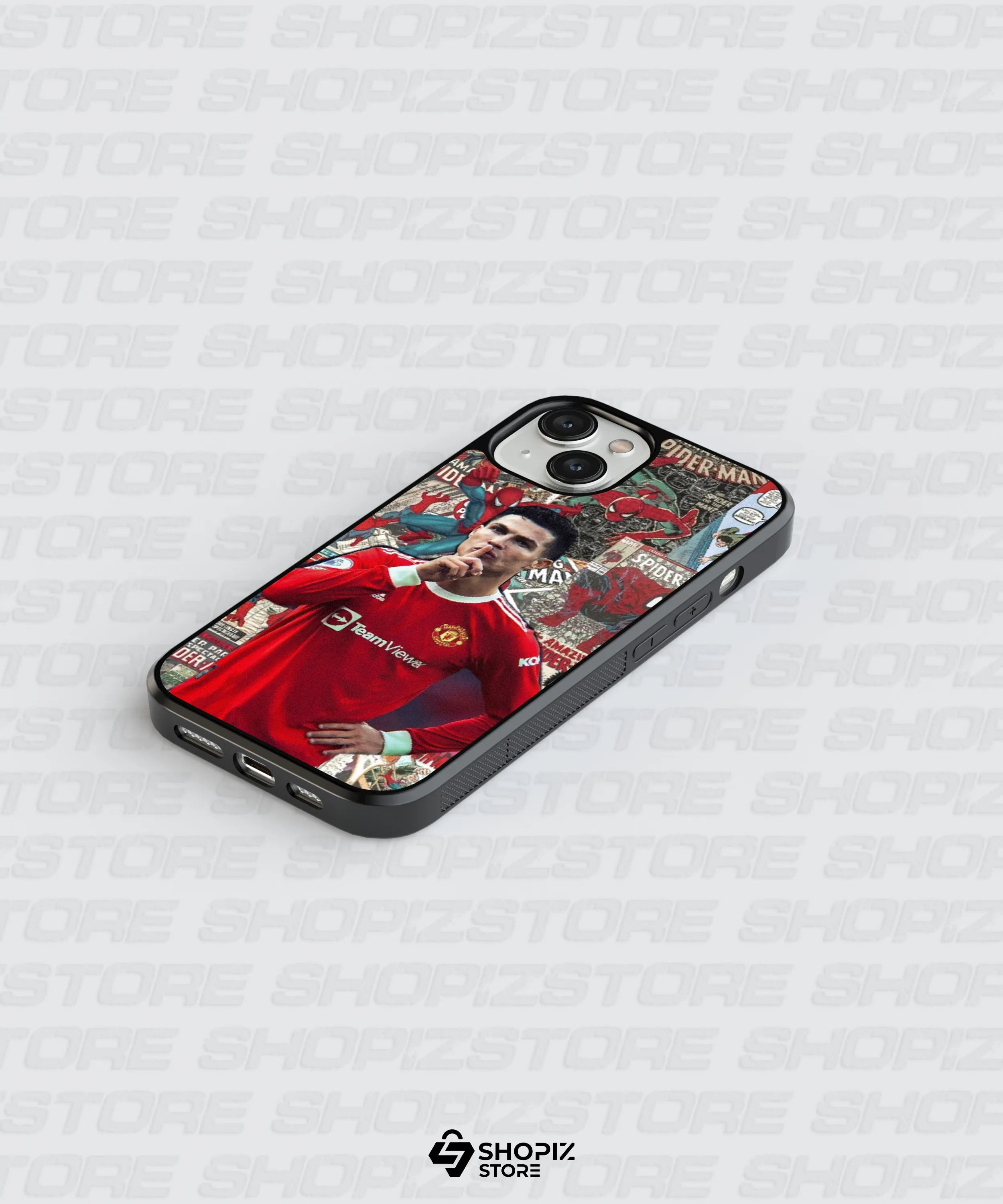 CR7 X Superheros Glass Case