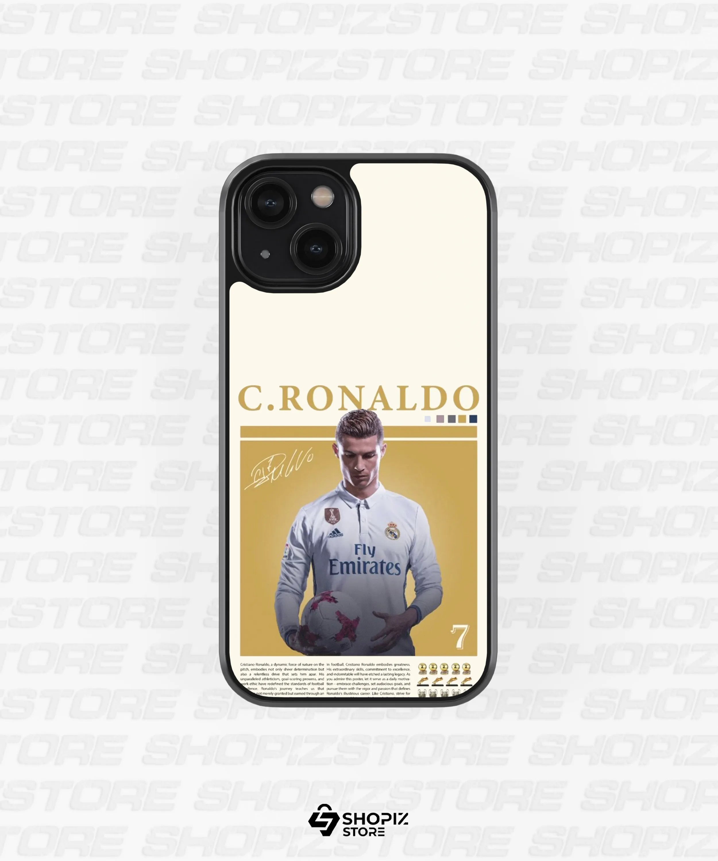 C Ronaldo CR7 Glass Case