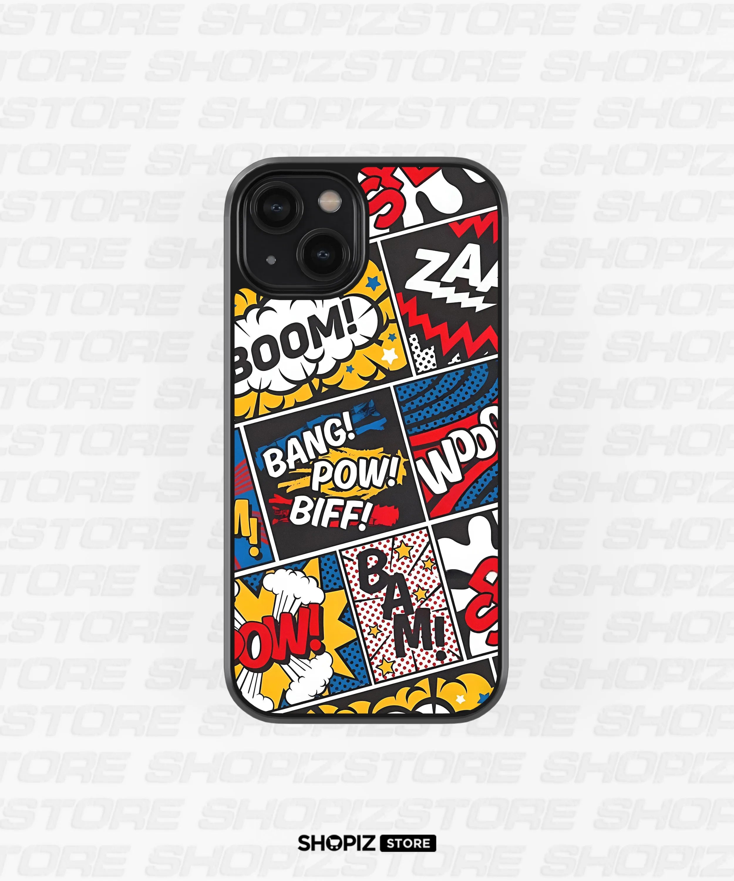 Comic Vibe Bang Pow Glass Case