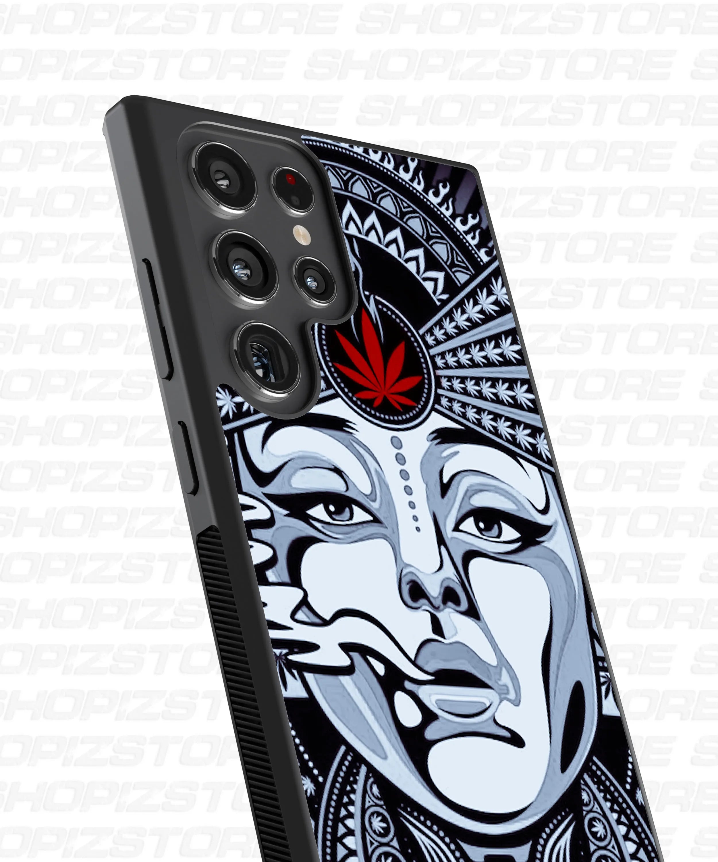 Cosmic Cannabis Goddess Metal Case