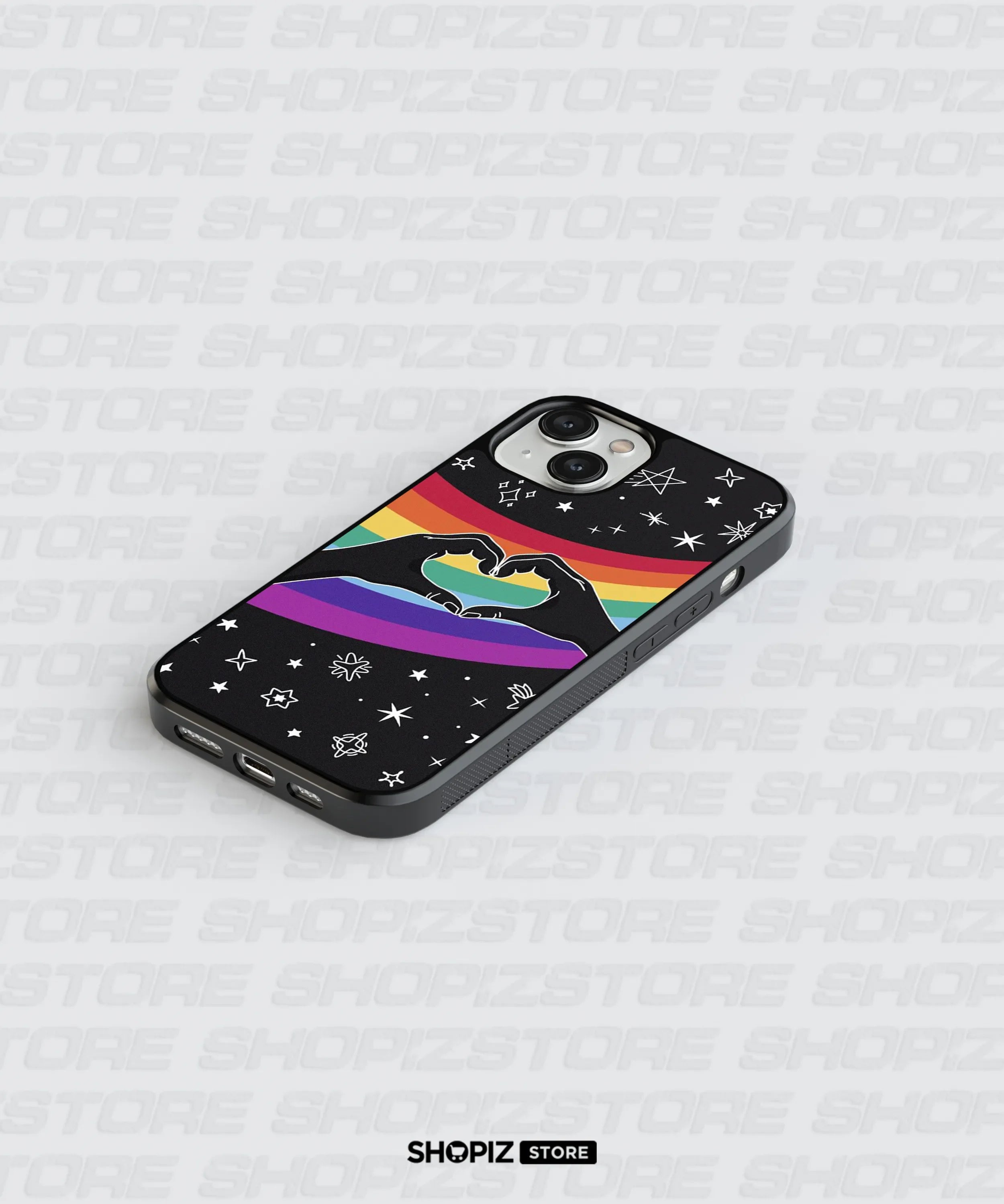 Cosmic Love Rainbow Glass Case