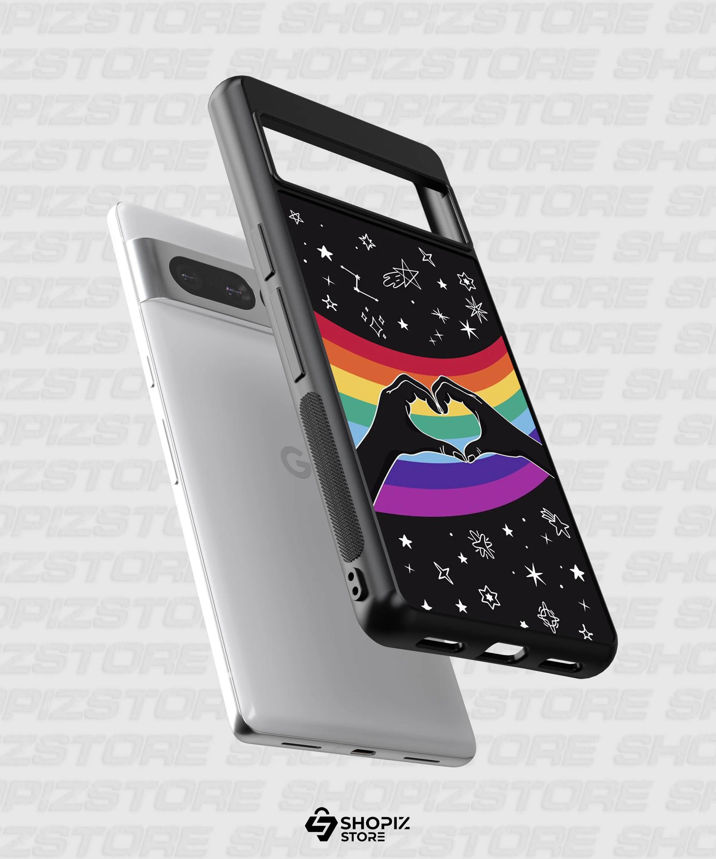 Cosmic Love Rainbow Metal Case