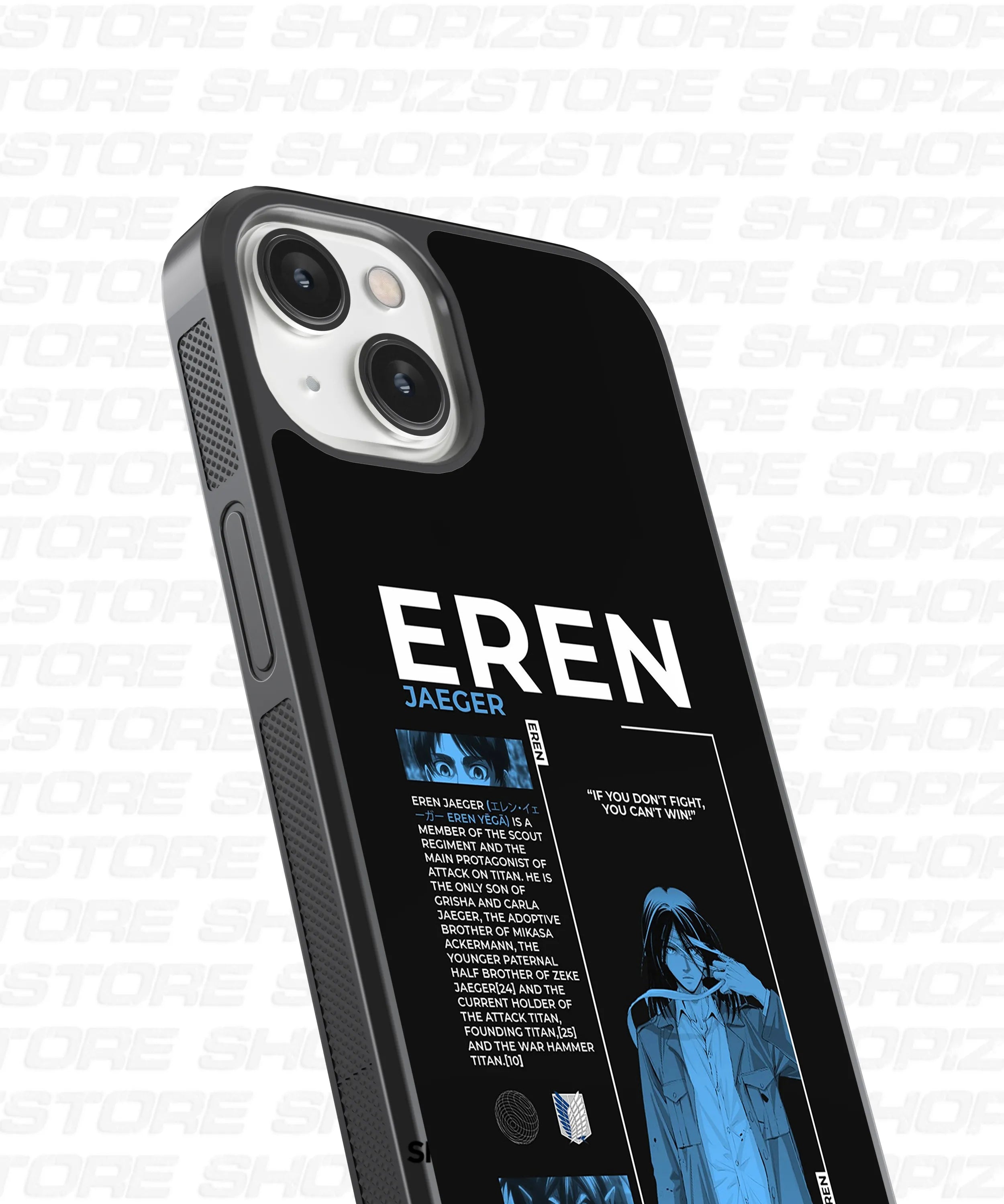 Eren Jaeger Glass Case