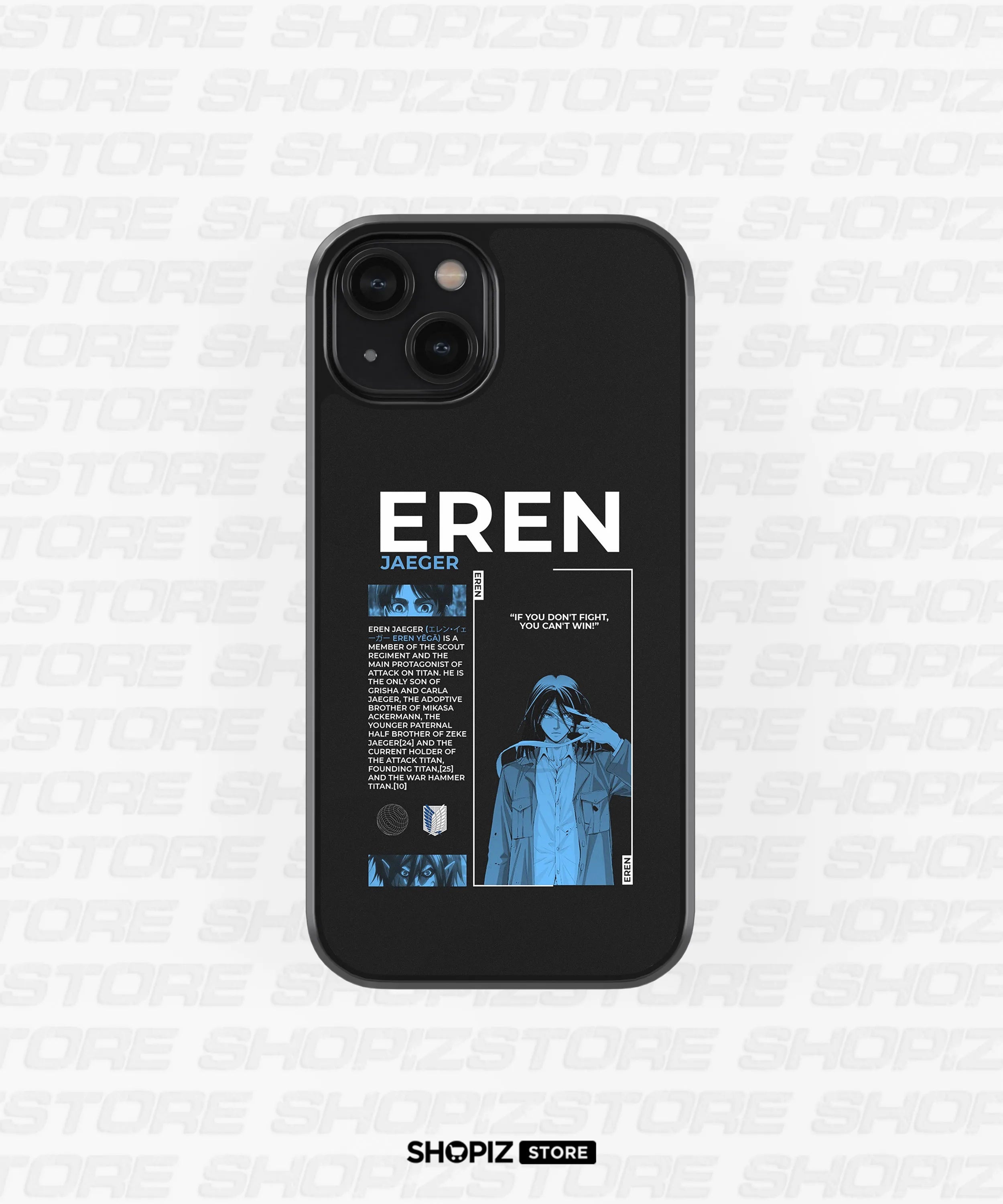 Eren Jaeger Glass Case