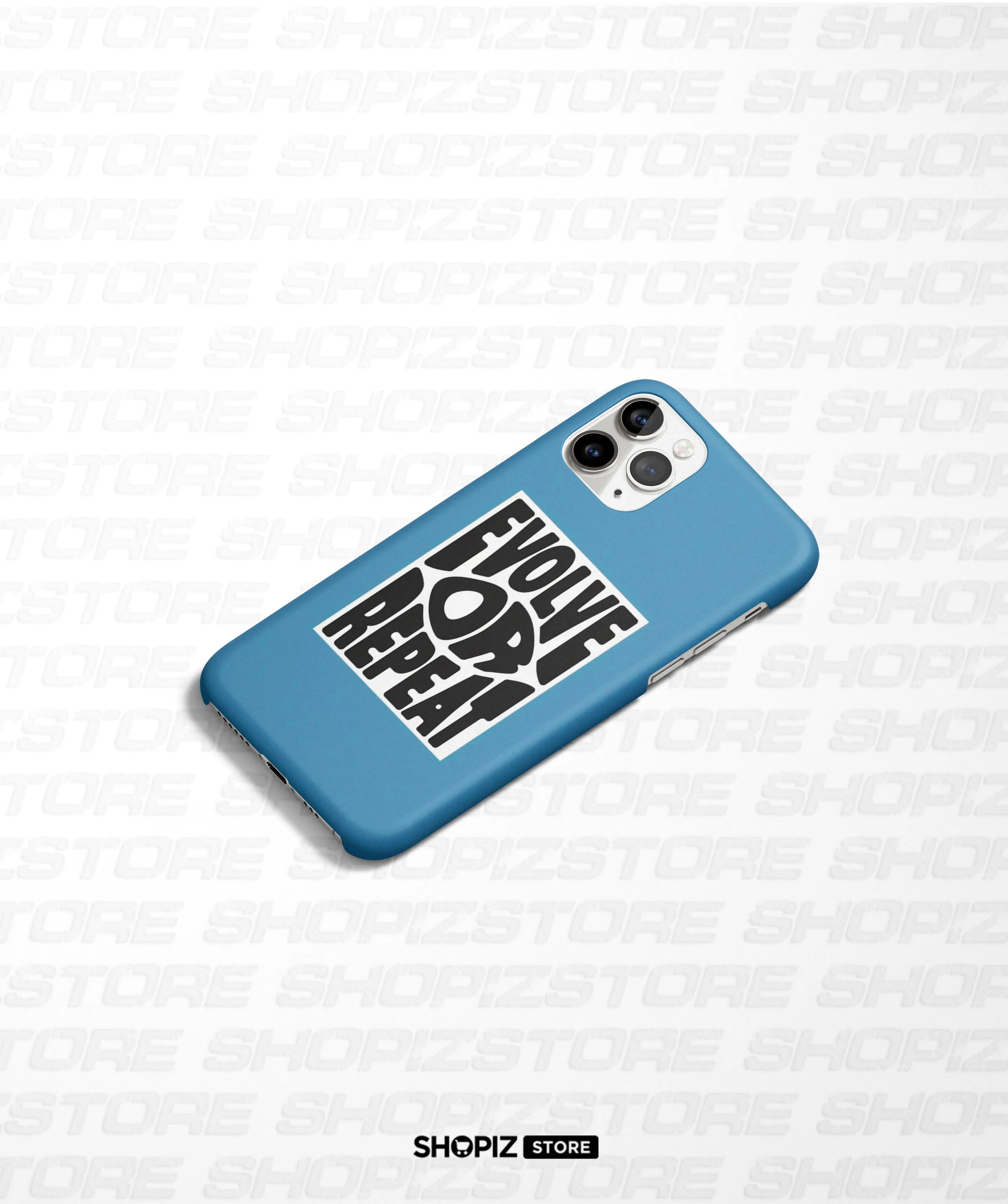 Evolve Or Repeat Blue Hard Case