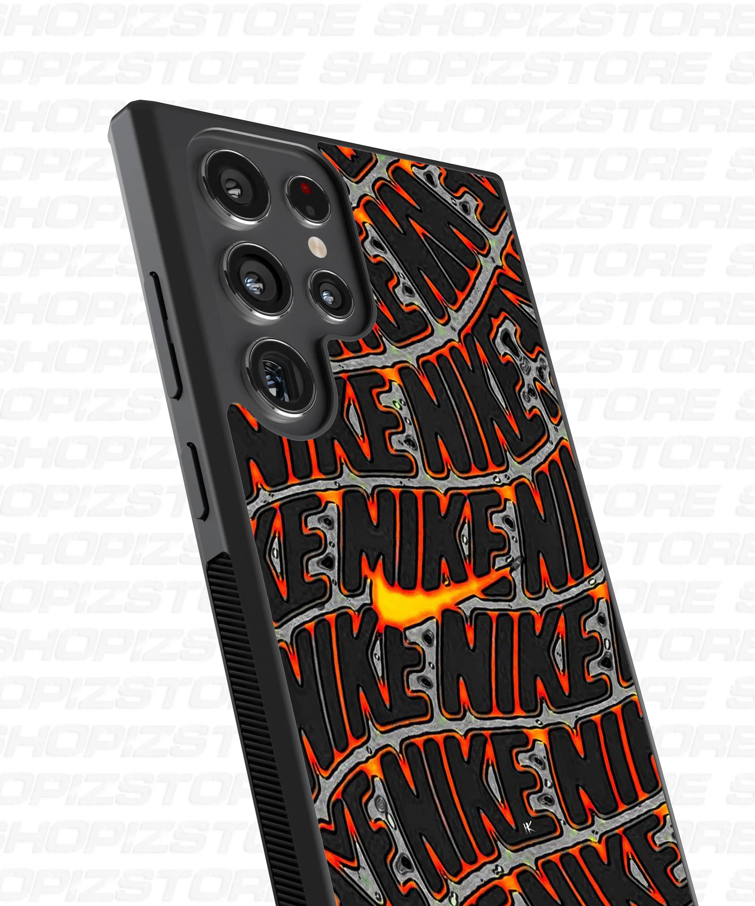 Urban Flame Flow Metal Case