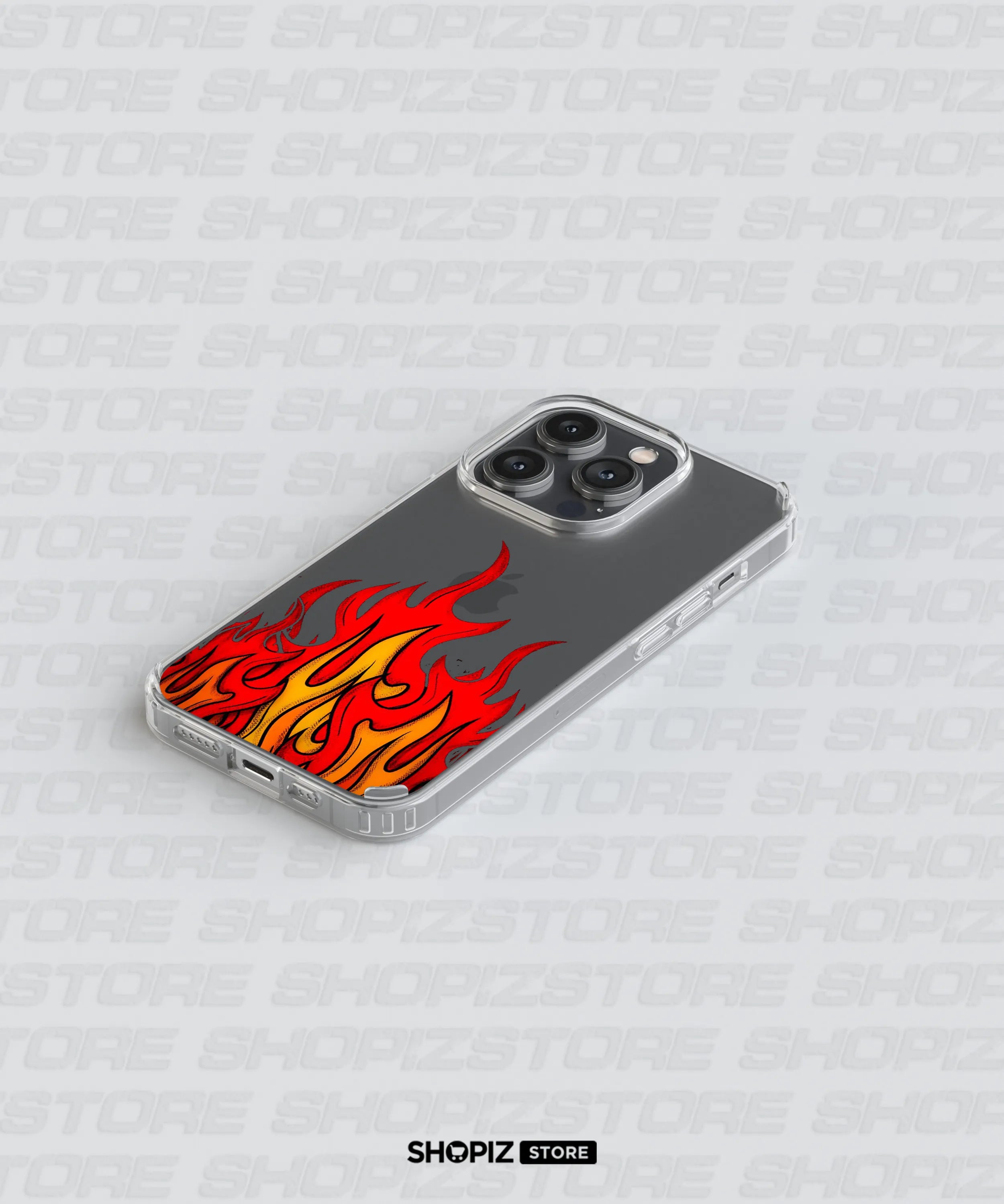 Flame Silicone Case