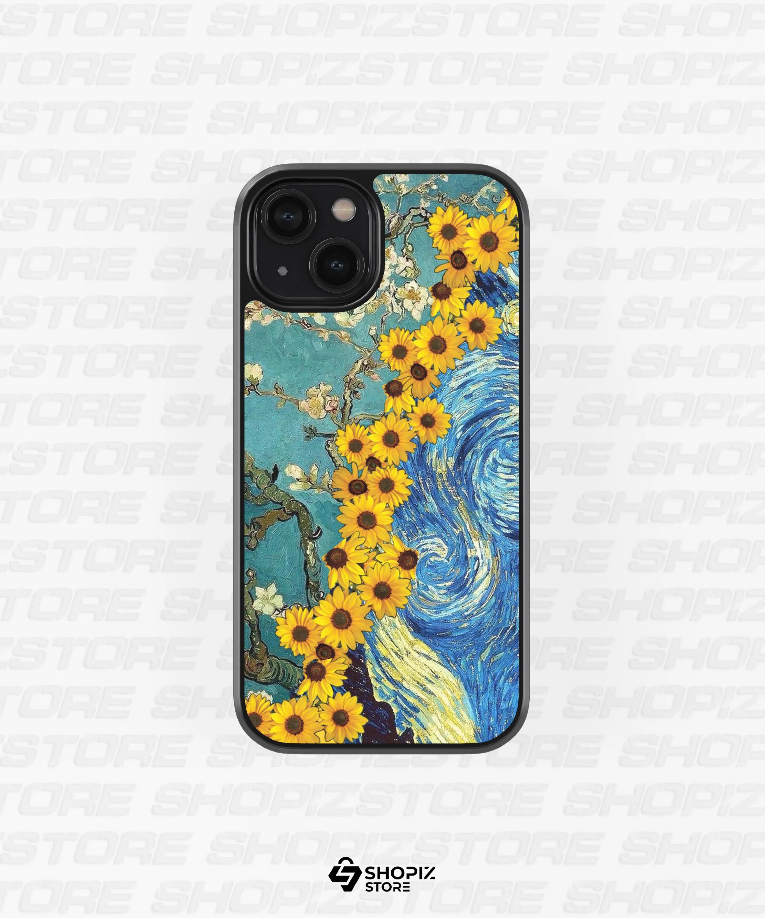 Floral Fusion Glass Case