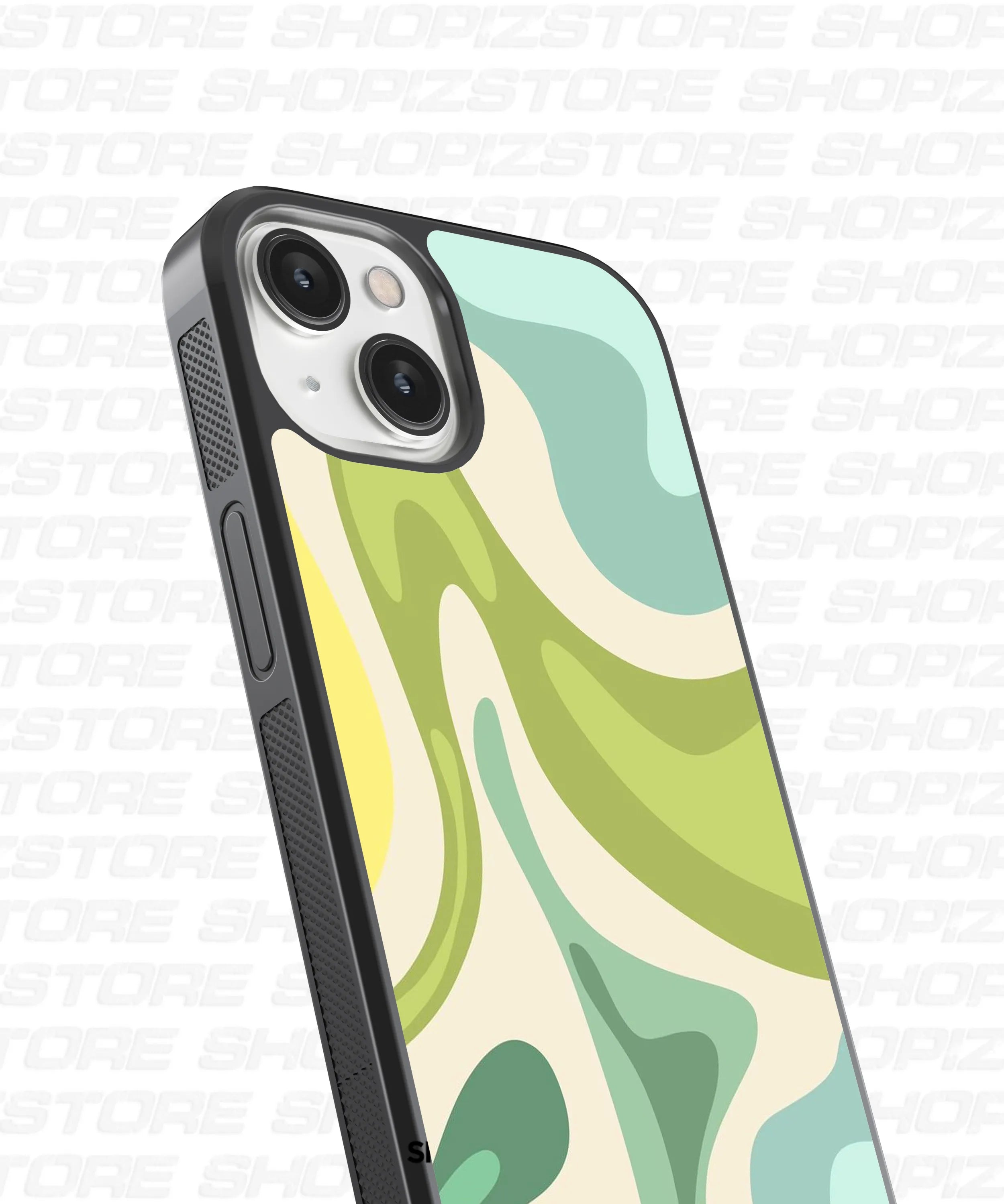 Fluid Green Glass Case