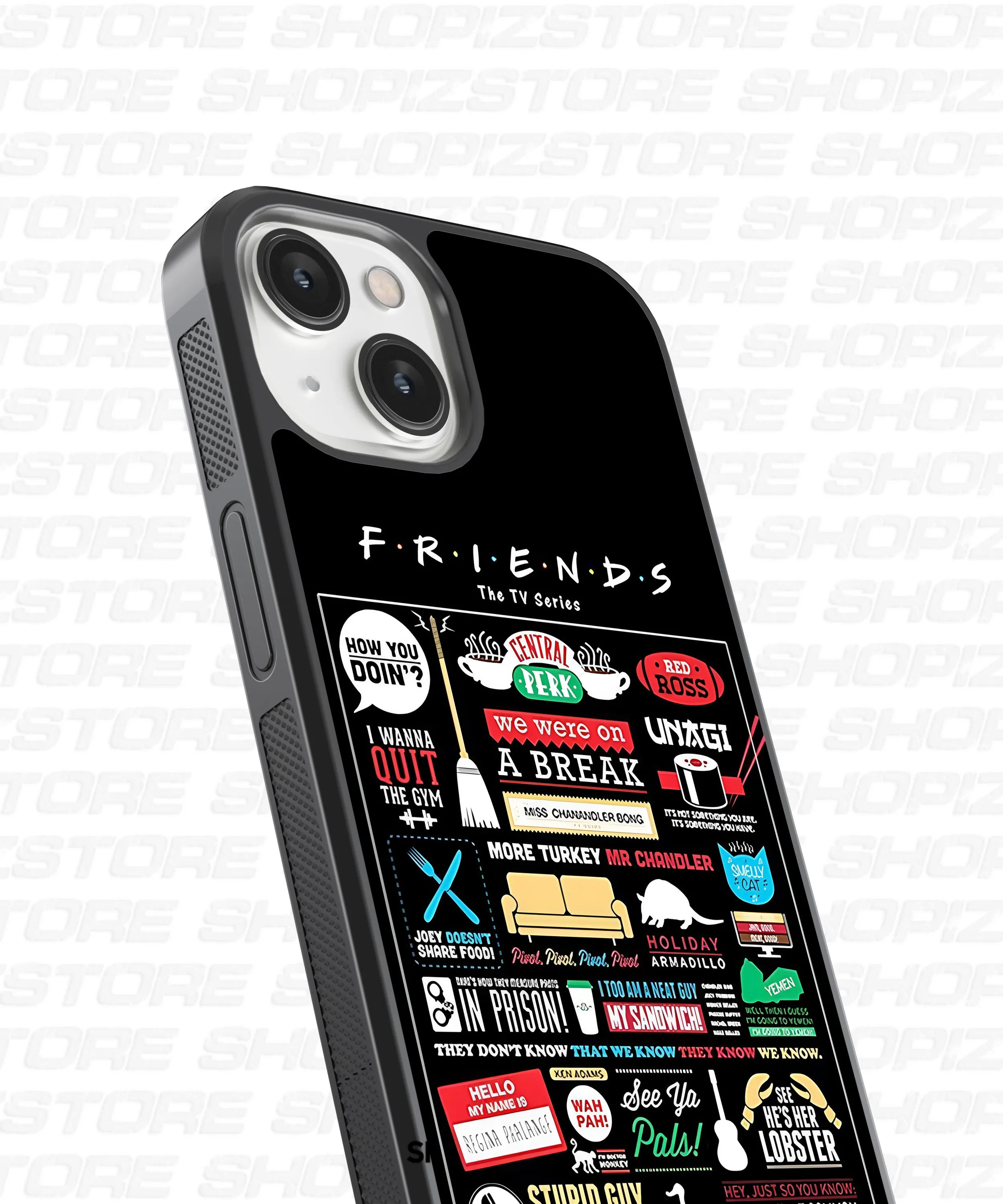 Friends Vibe Glass Case