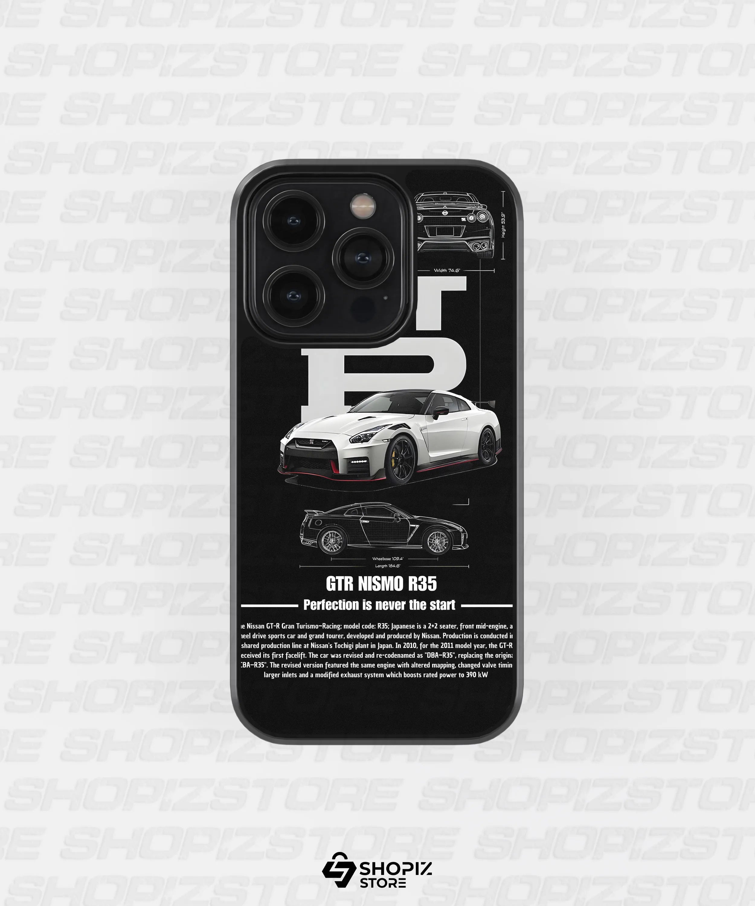 GTR NISMO R35 Metal Case