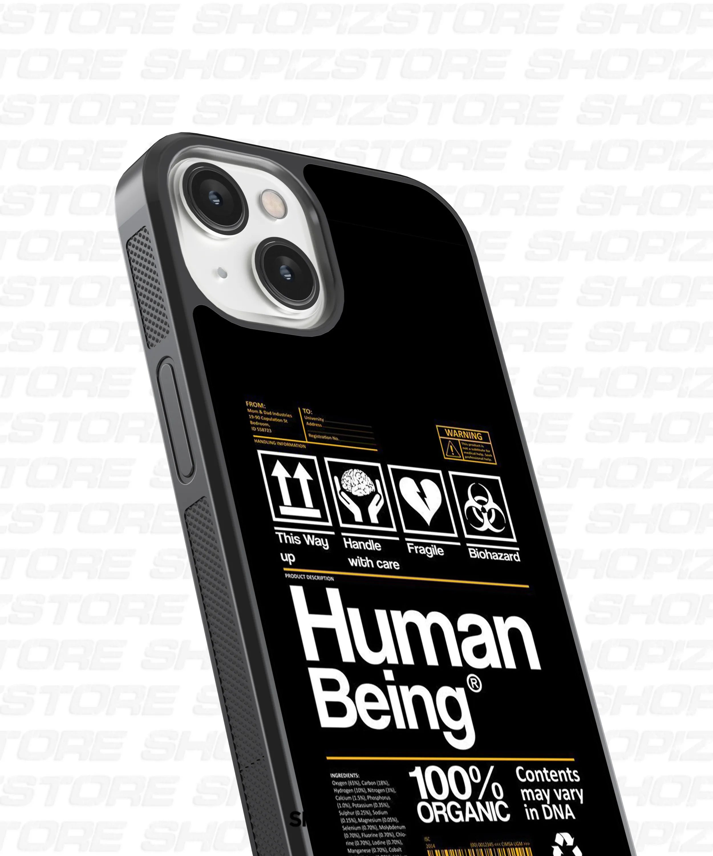 Human Being Glass Case