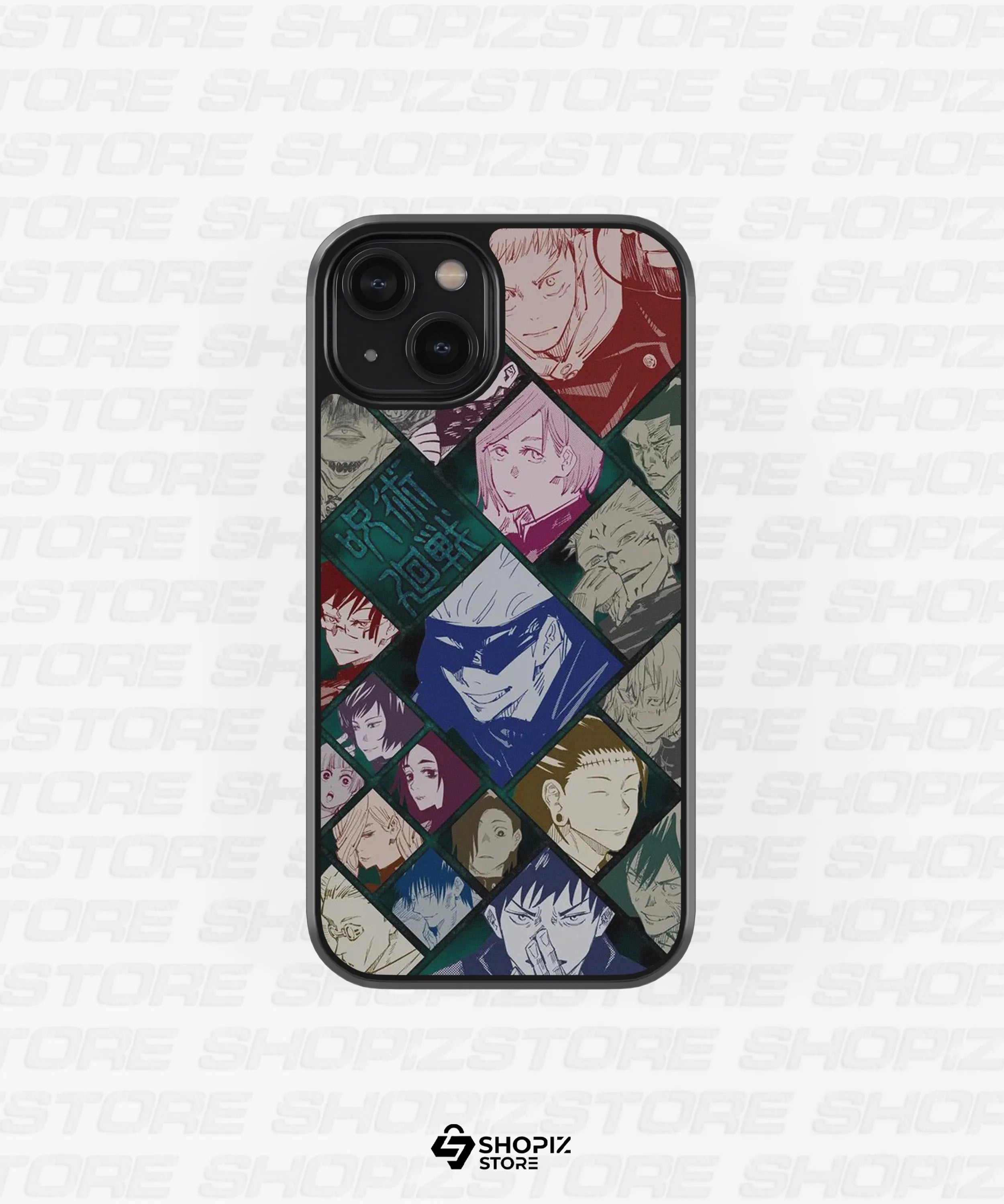 Jujutsu Kaisen Mosaic Glass Case