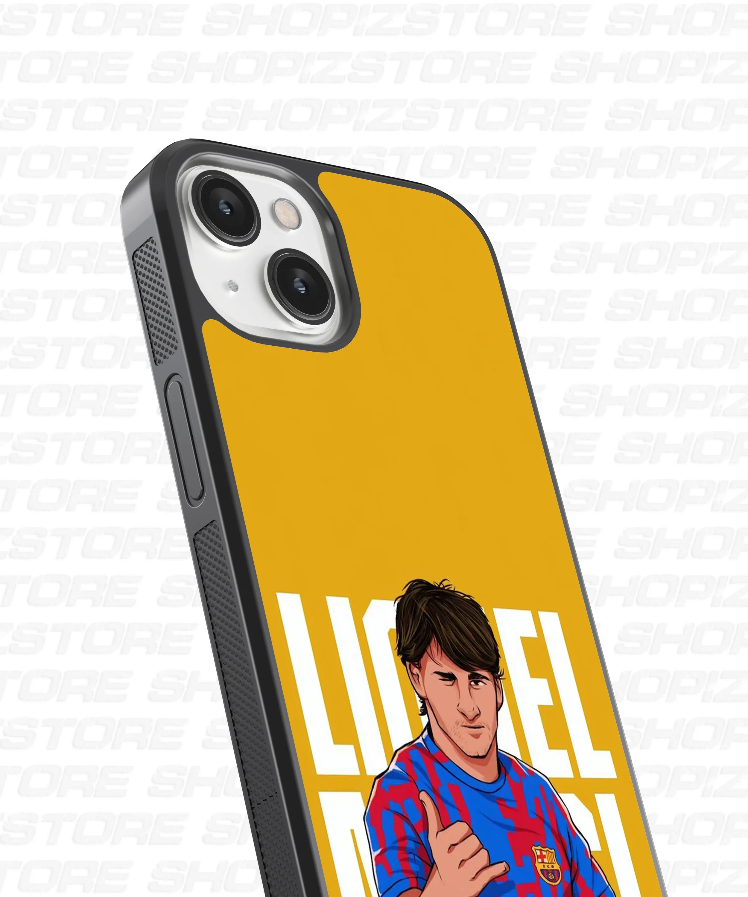 King Messi Glass Case