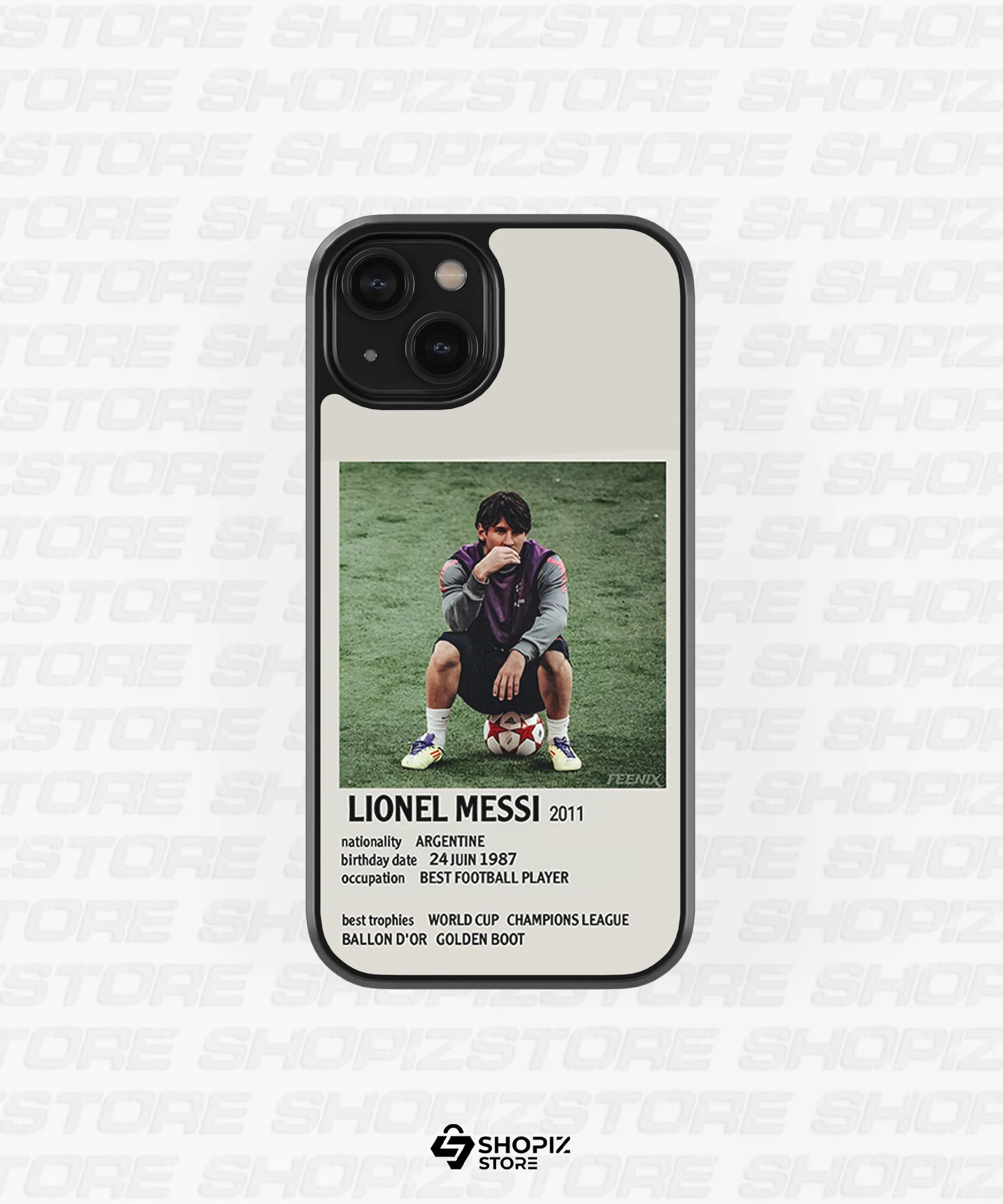 Lionel Messi 2011 Glass Case