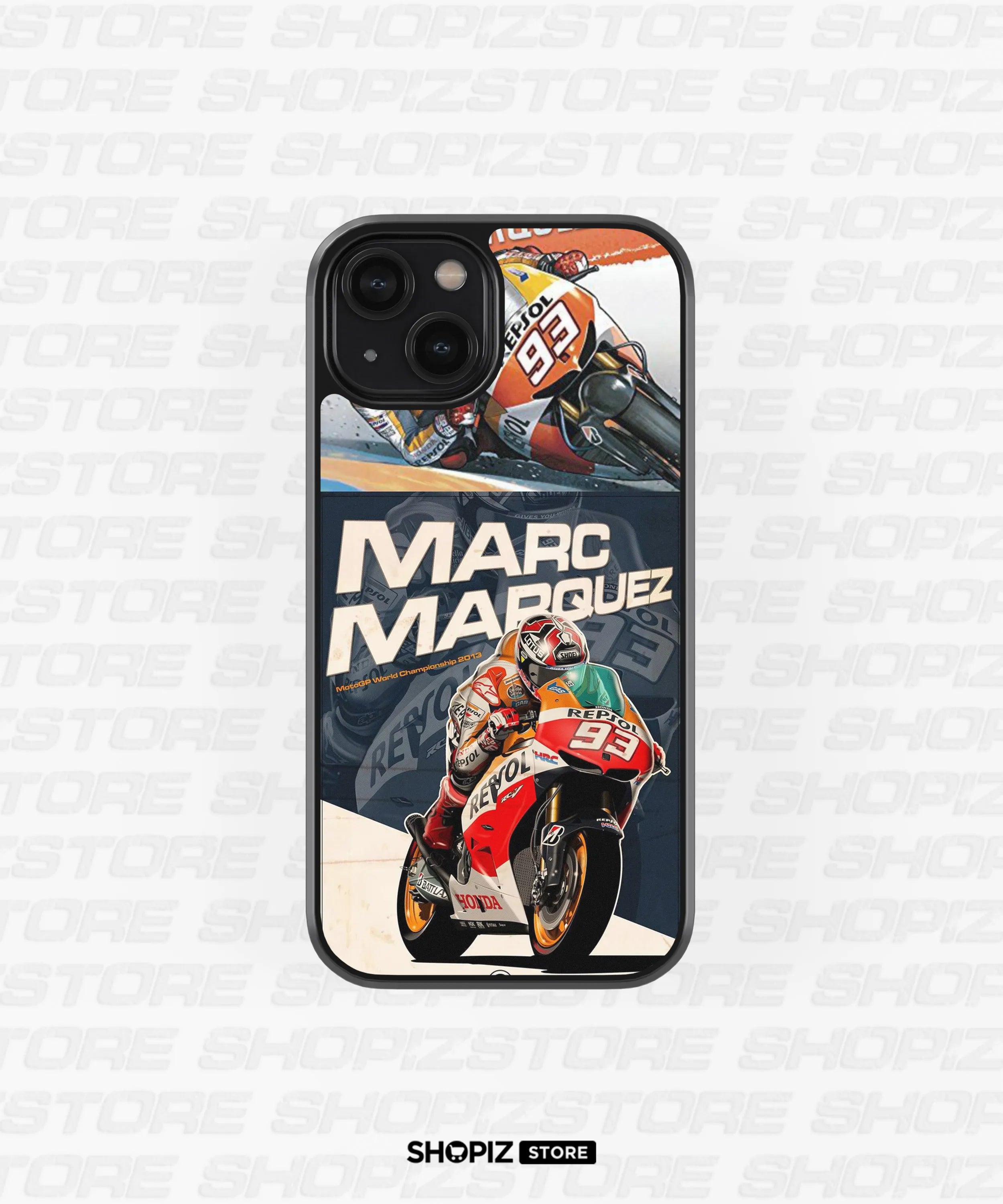 Marc Marquez Glass Case