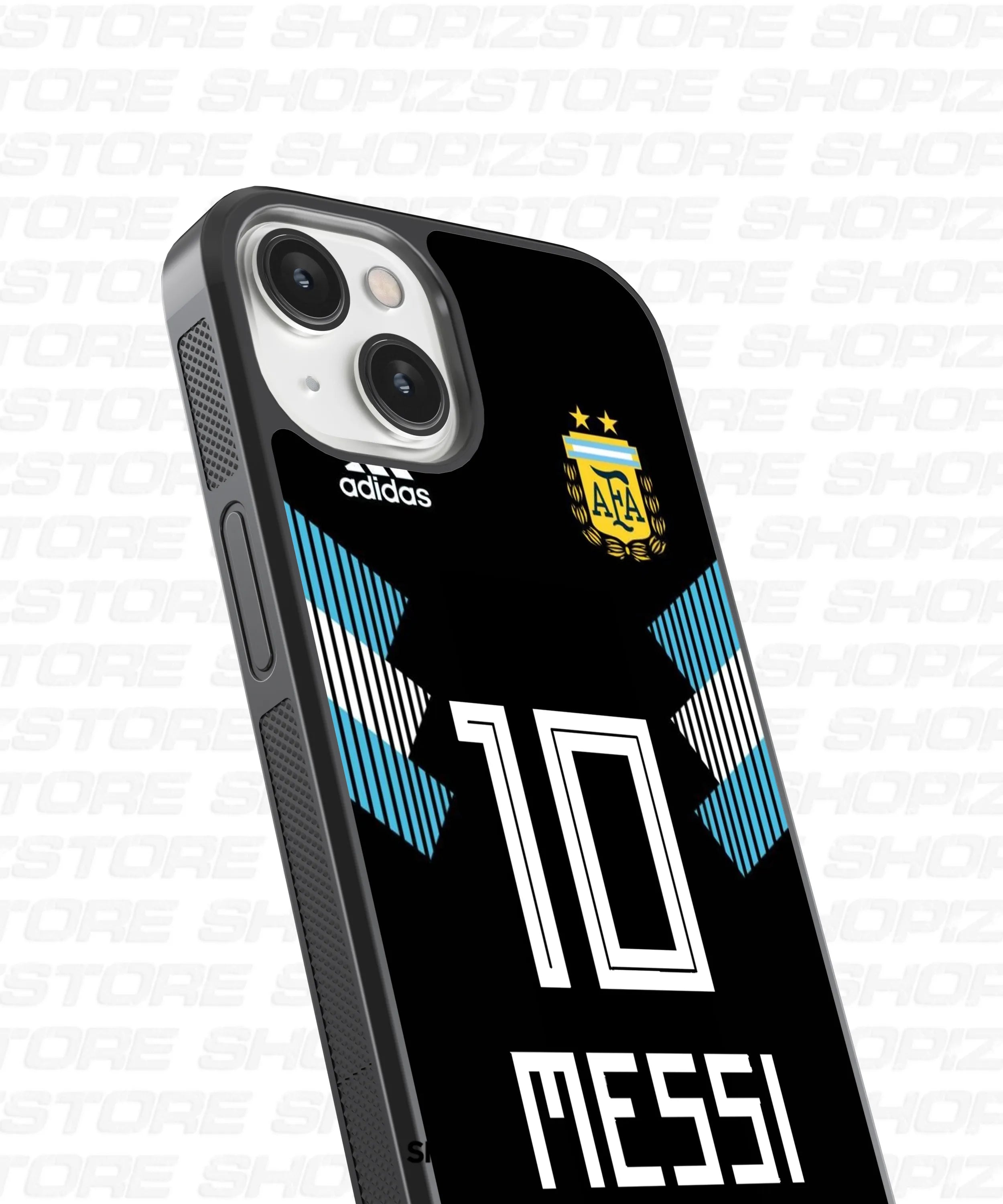 Messi 10 Glass Case