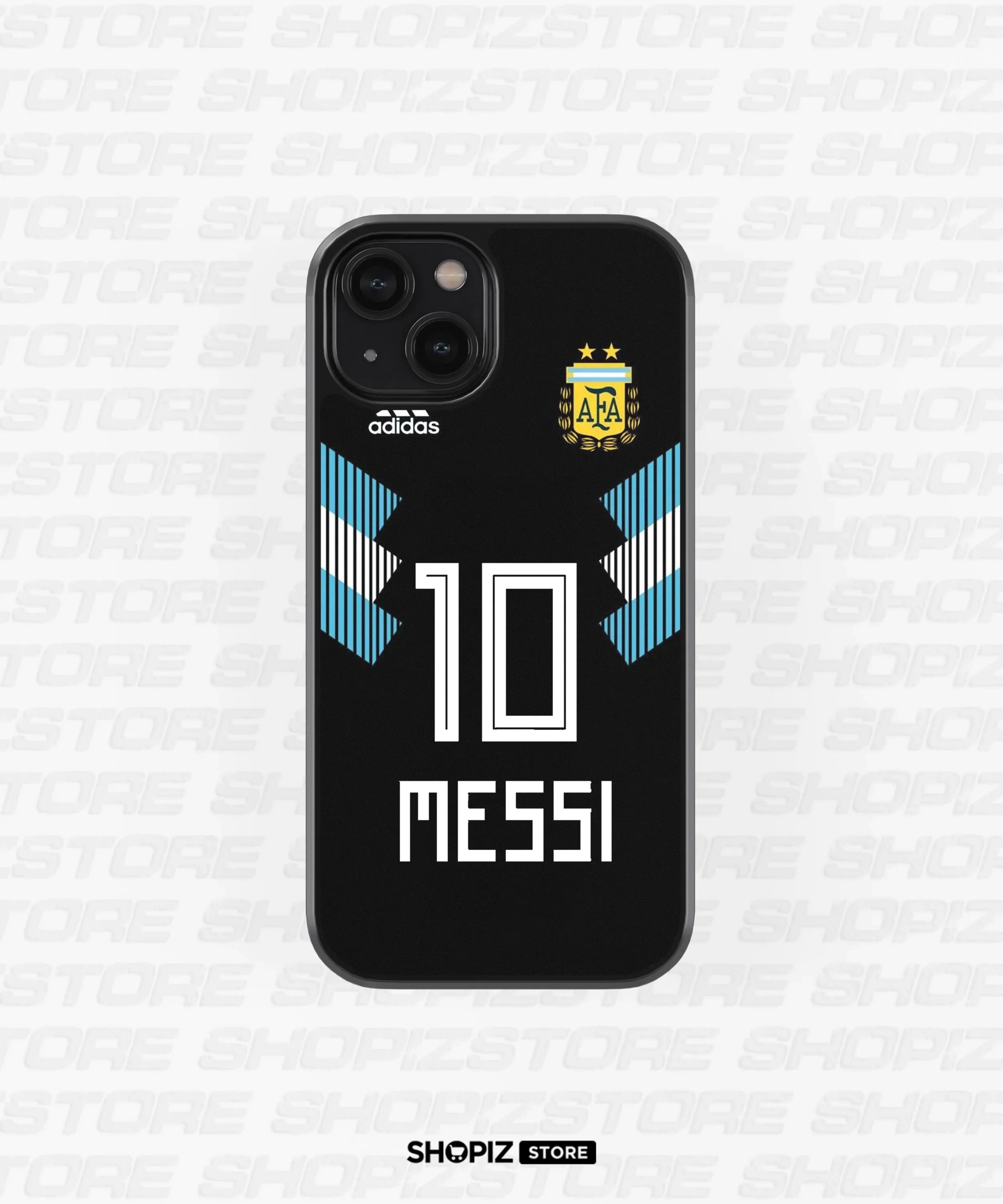 Messi 10 Glass Case