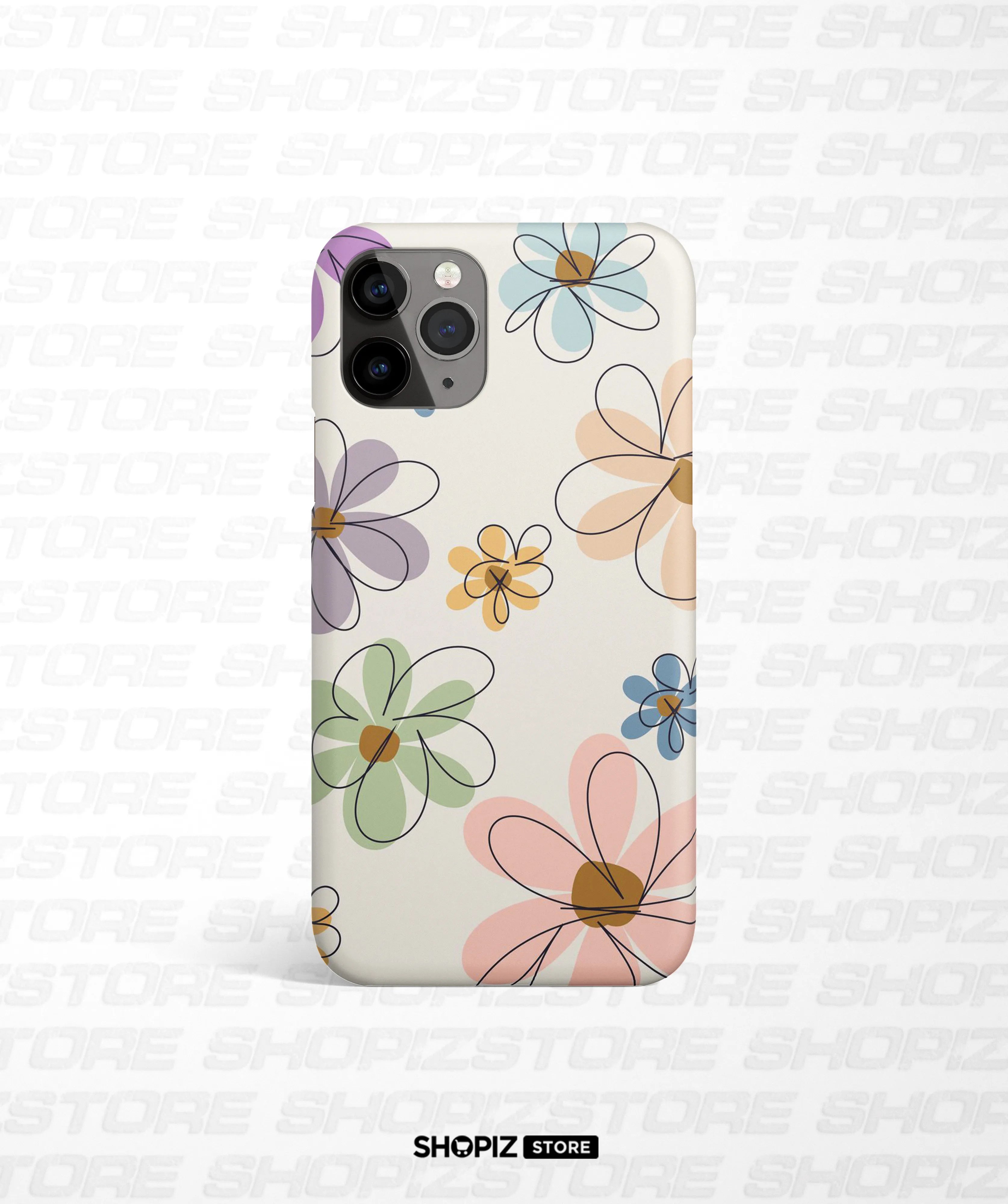 Minimalist Floral Art Hard Case