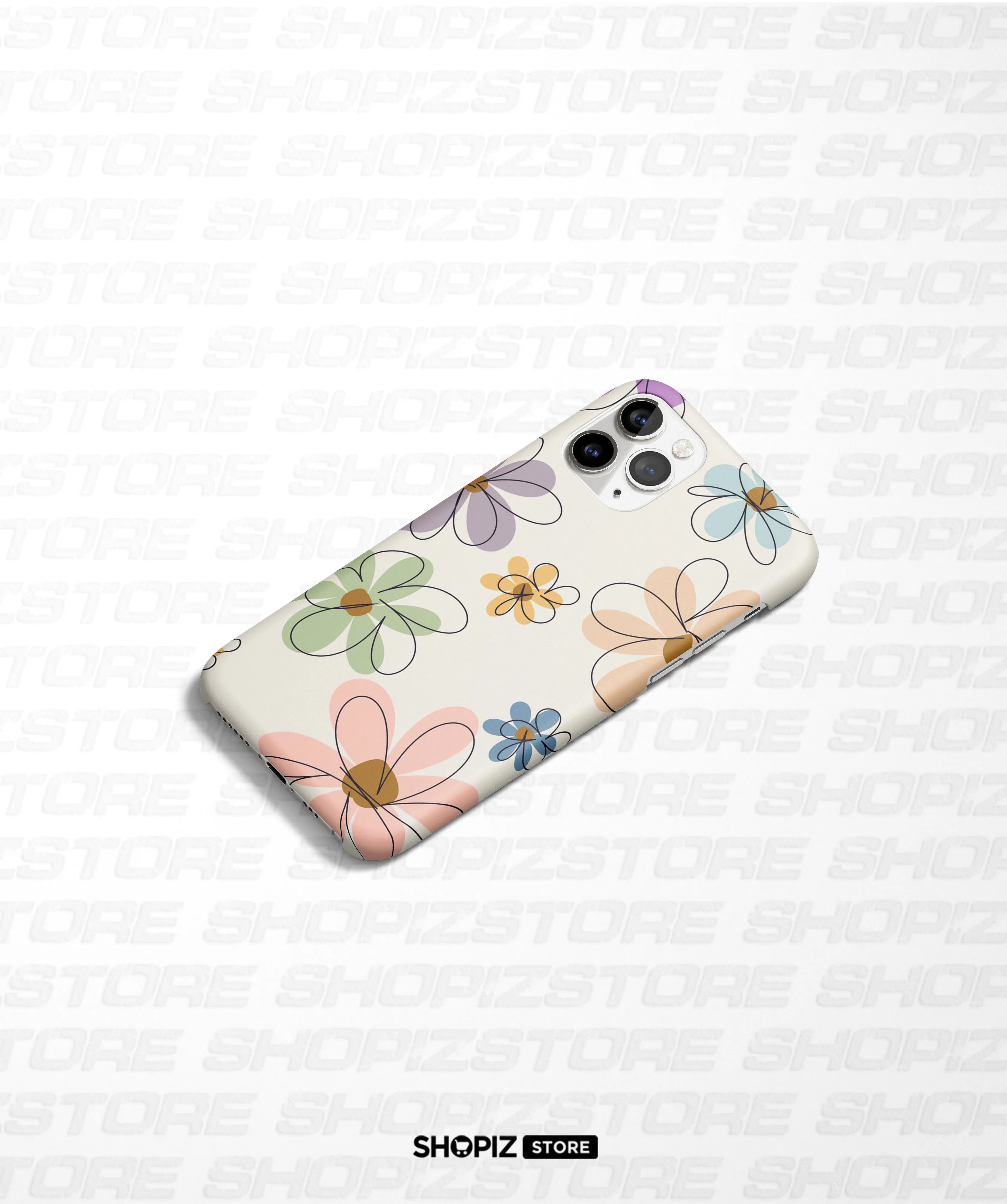 Minimalist Floral Art Hard Case