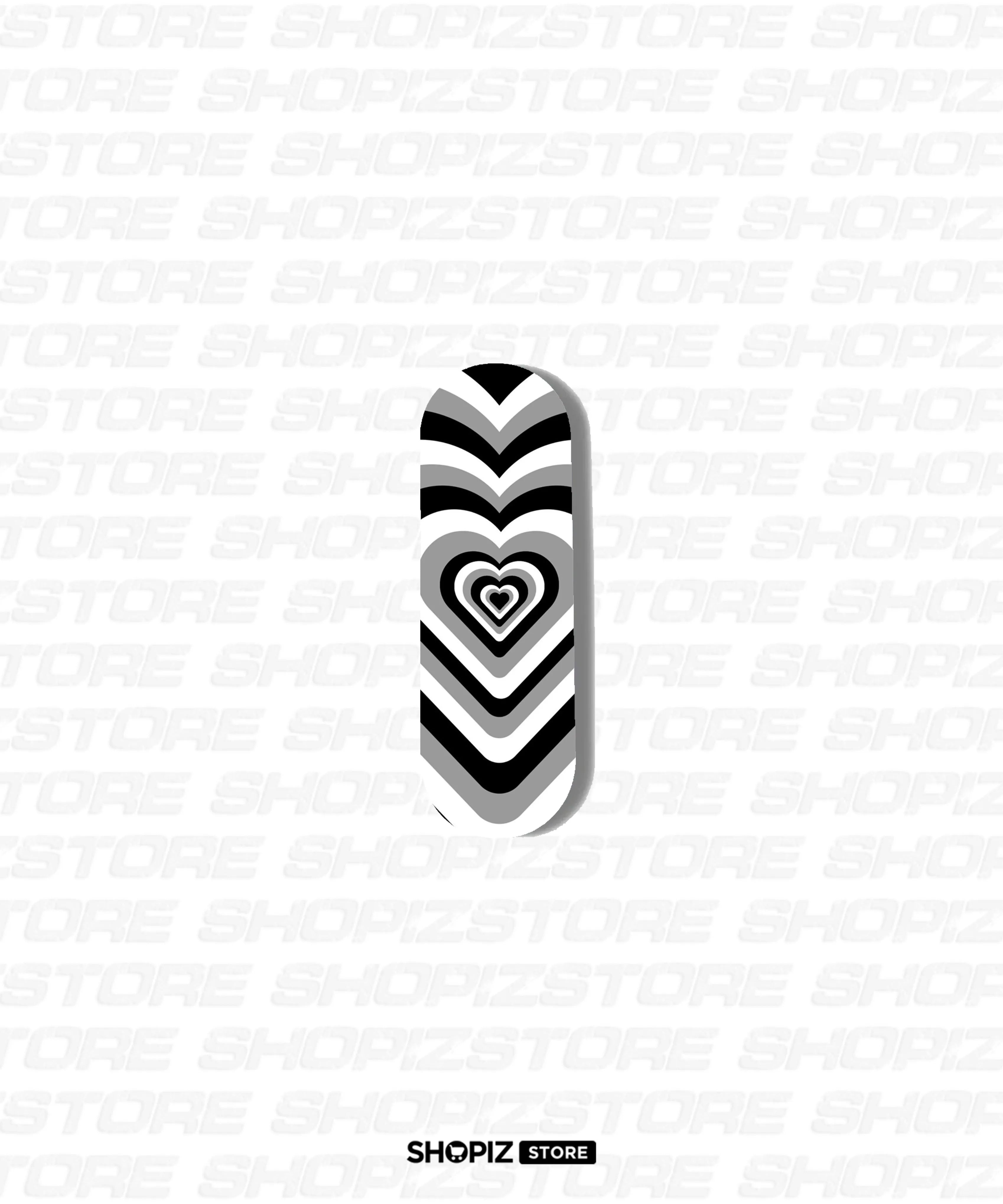 Monochrome Heart Slider Grip