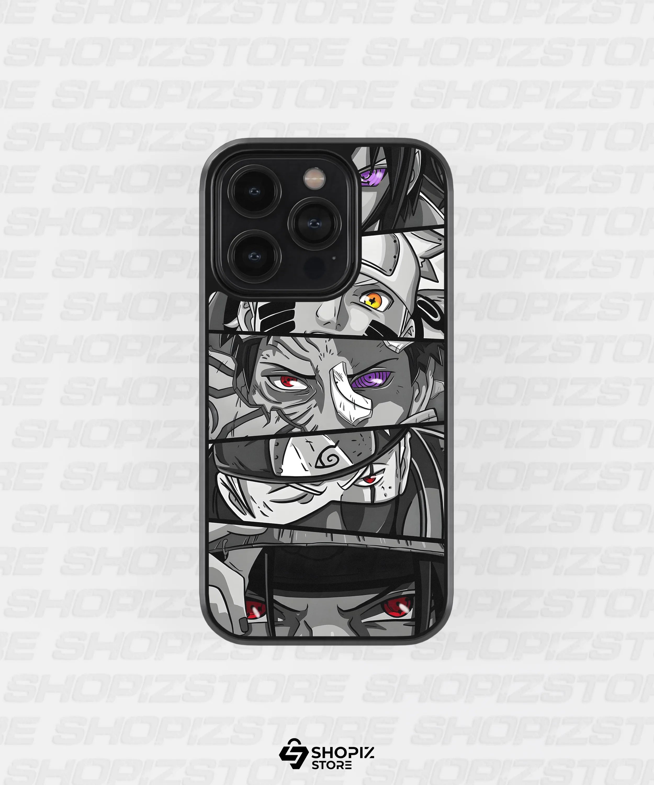 Naruto Eyes Metal Case