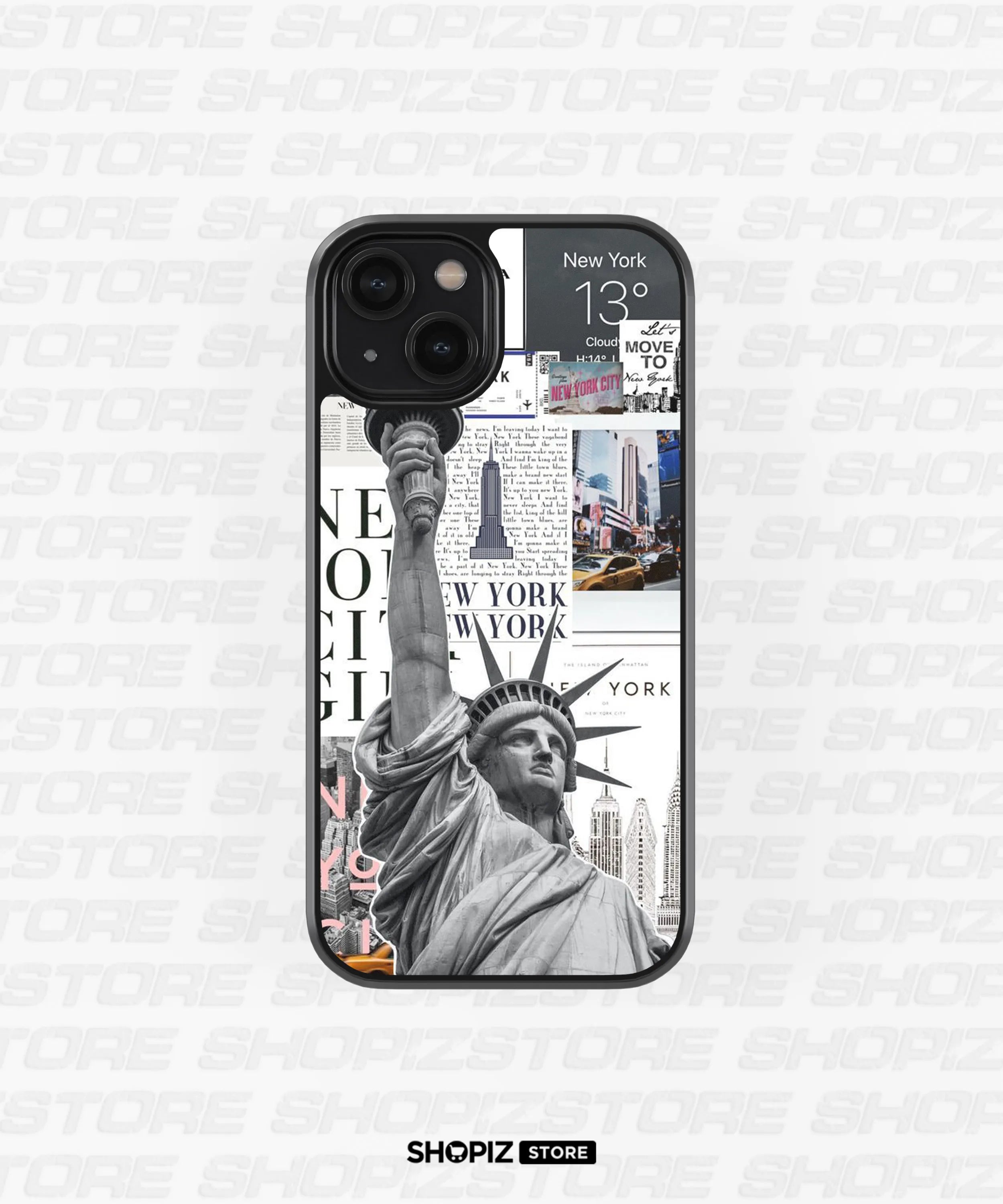 New York Vibes Glass Case