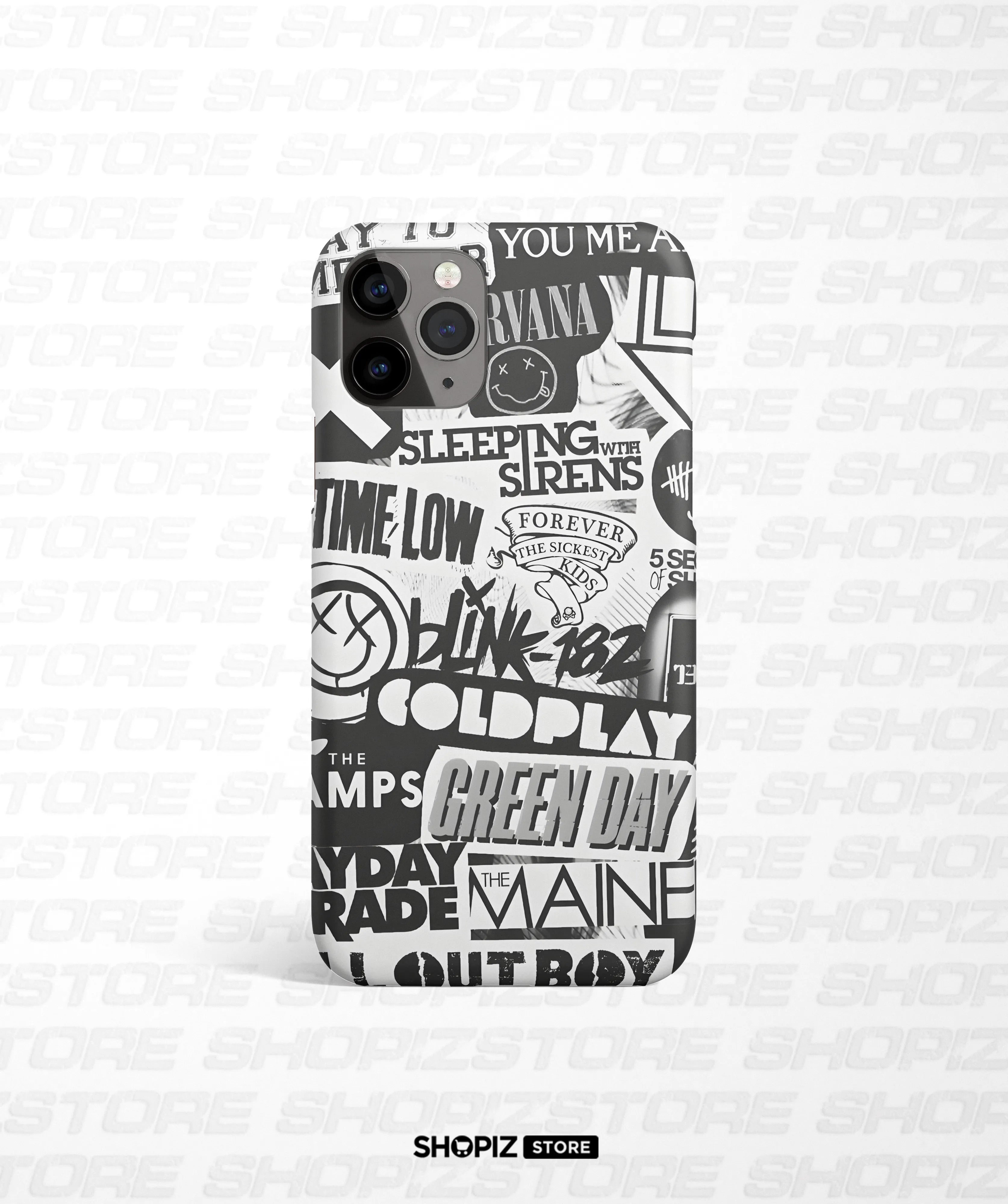 Nirvana Blink 182 Hard Case