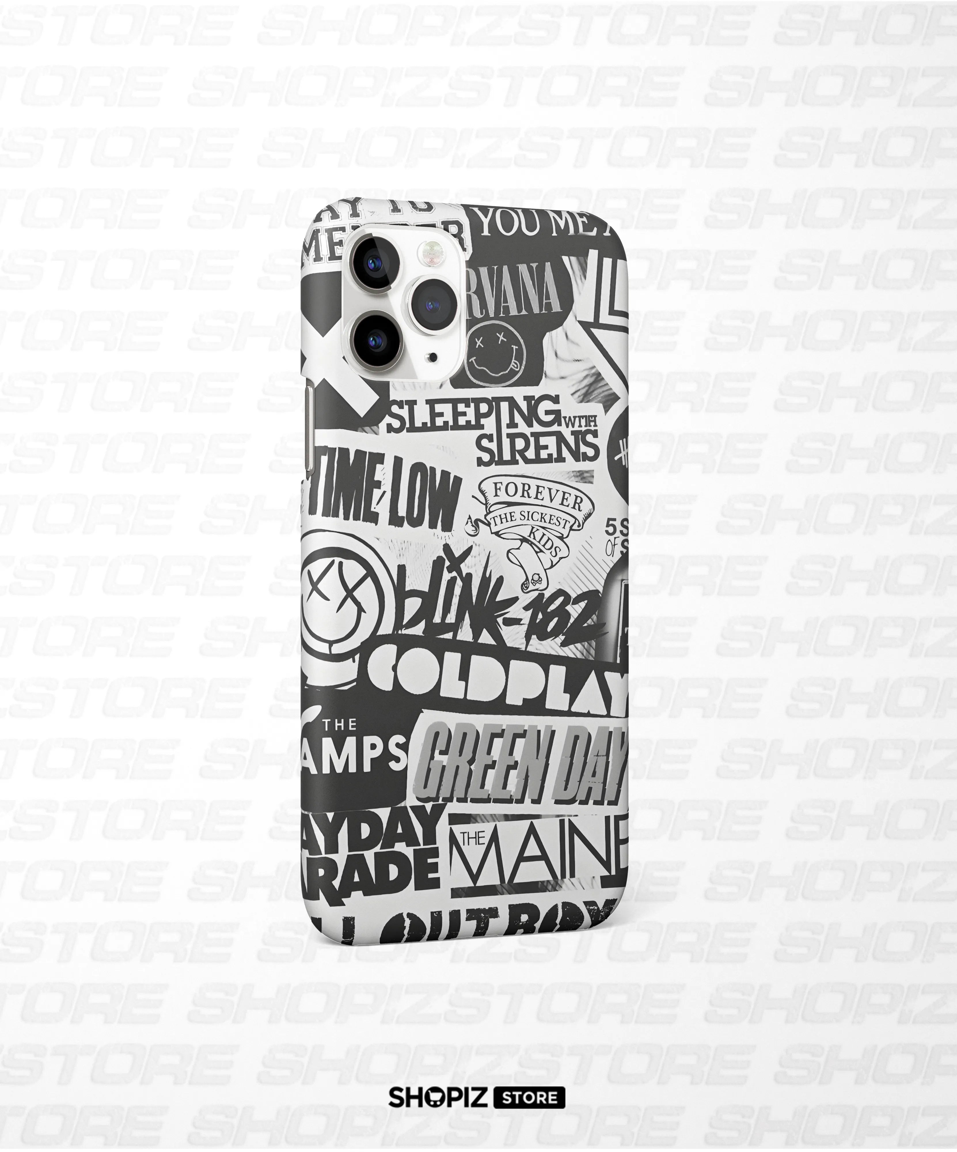 Nirvana Blink 182 Hard Case