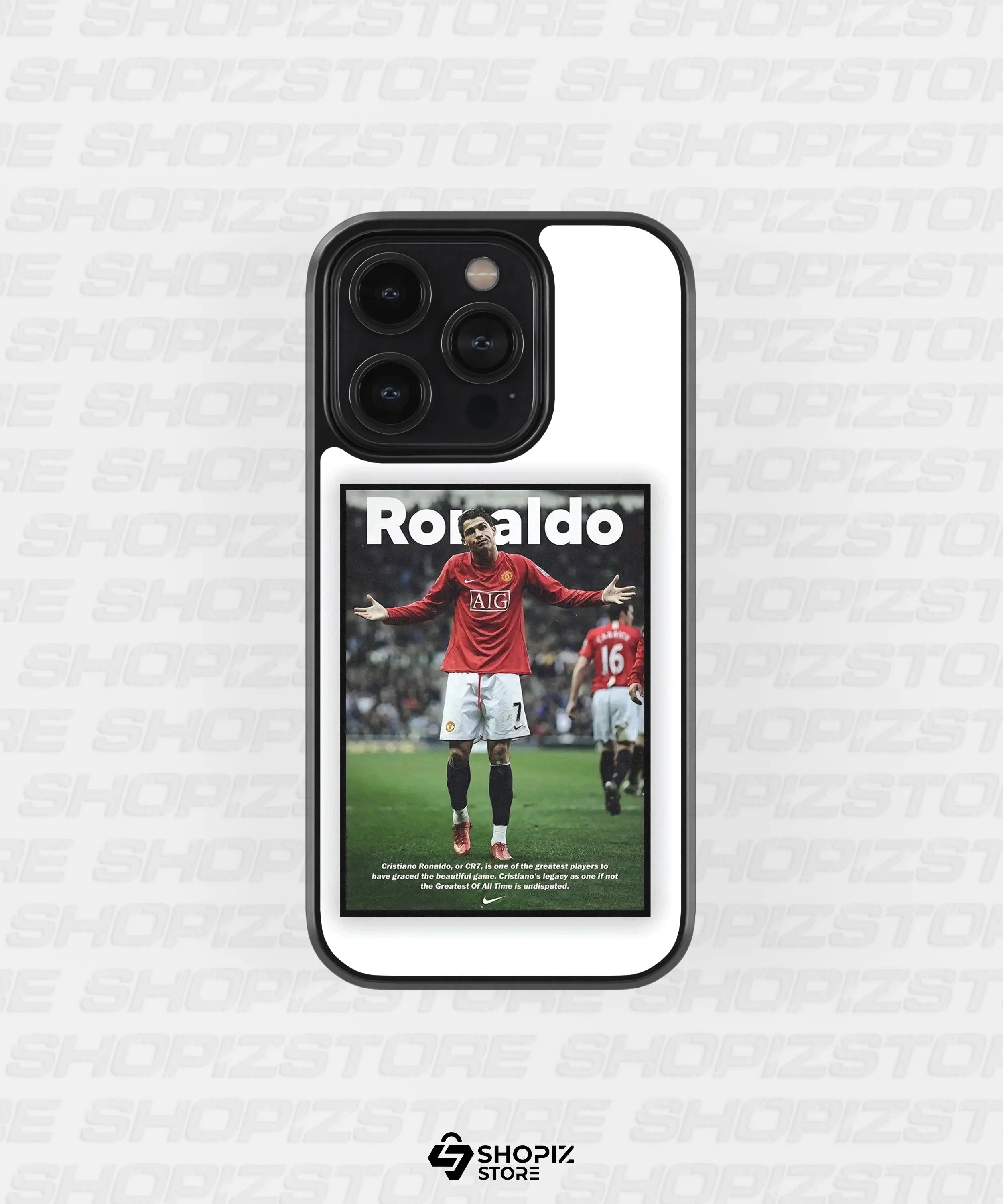 Portrait Cristiano Ronaldo Metal Case