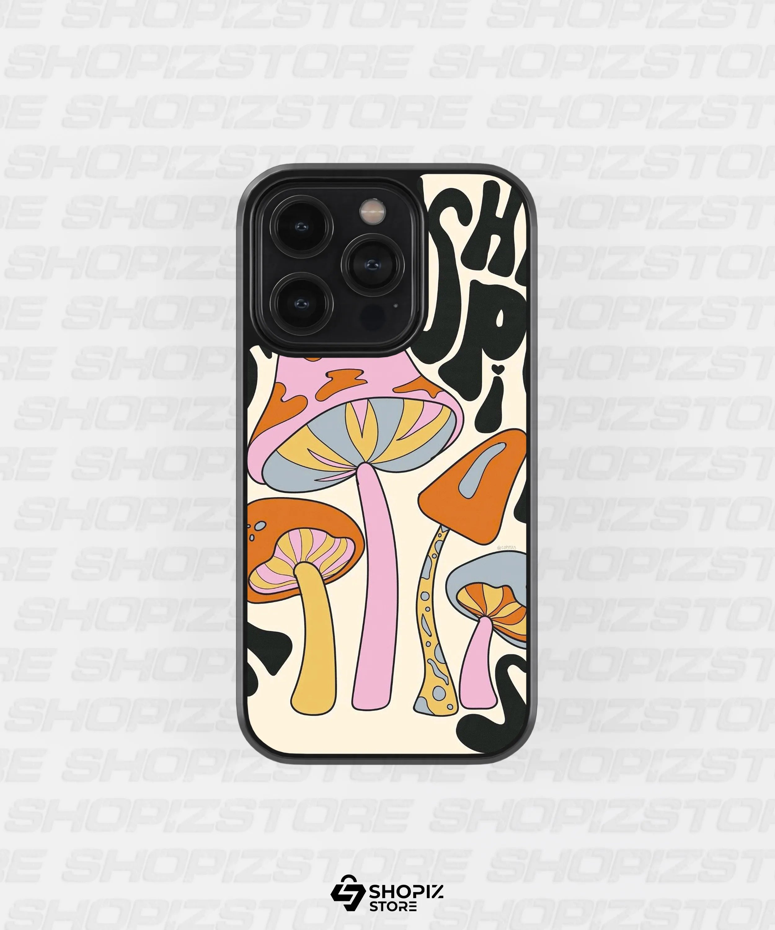 Psychedelic Mushroom Metal Case