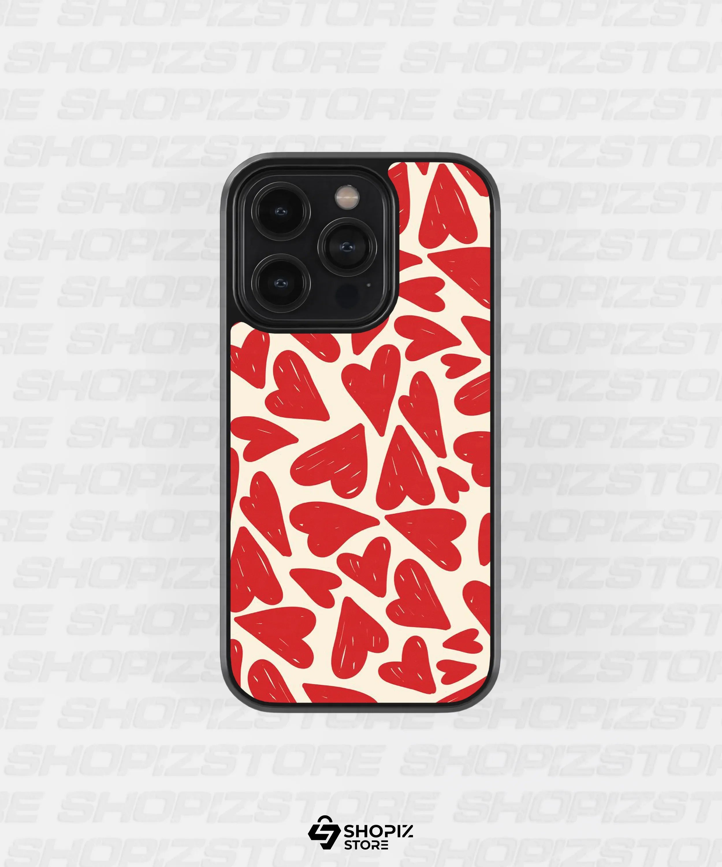 Red Heart Metal Case