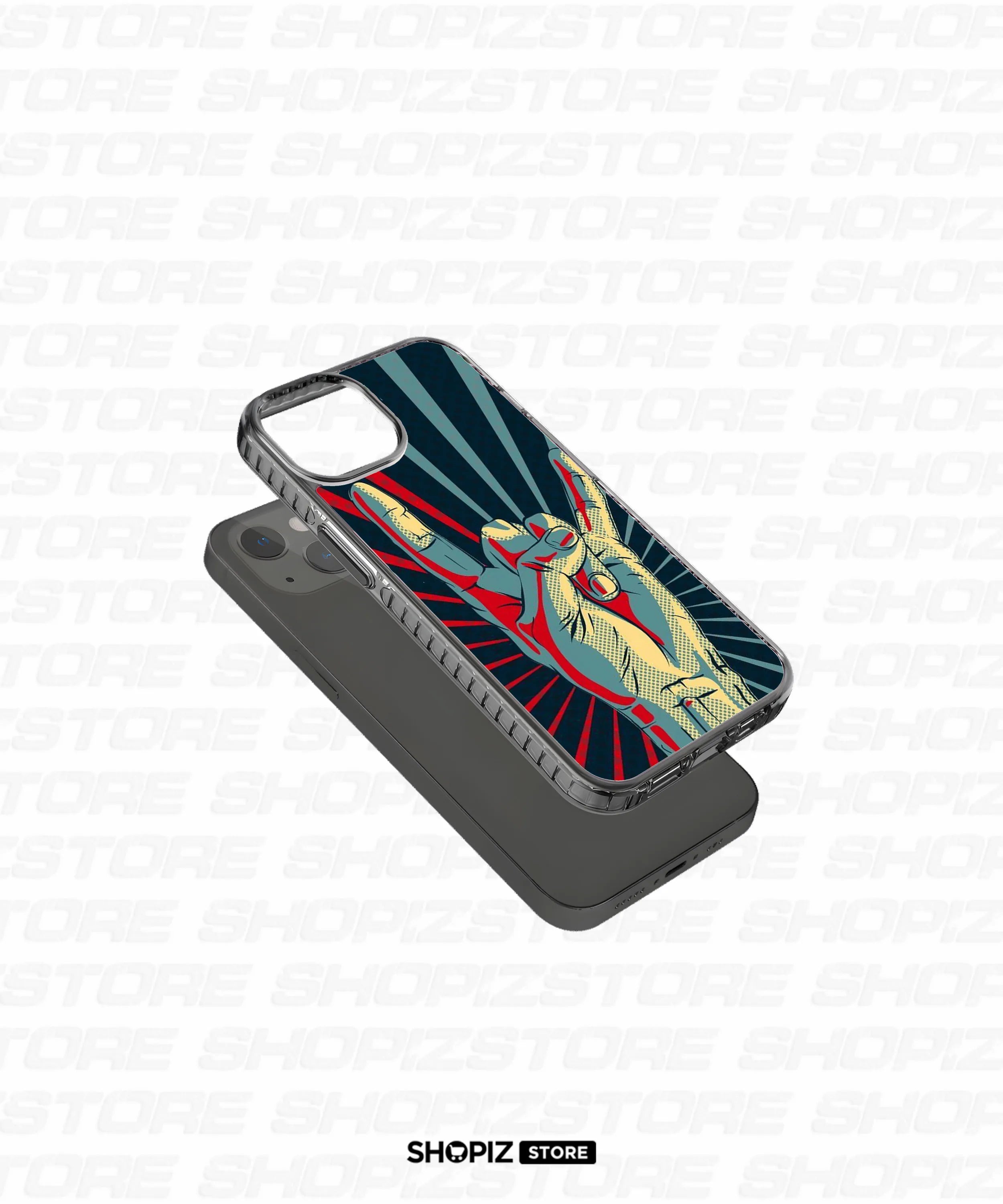 Retro Rock Hand Stride Case