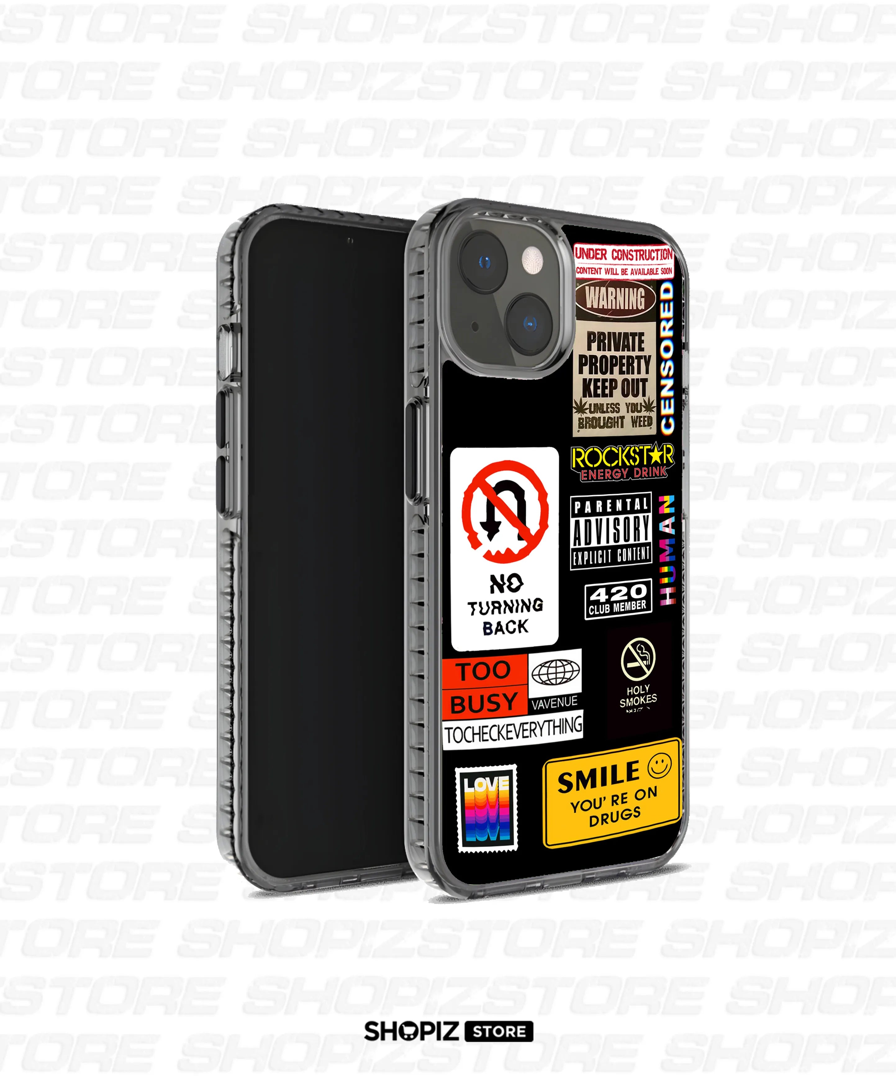 Retro Warning and Street Stride Case