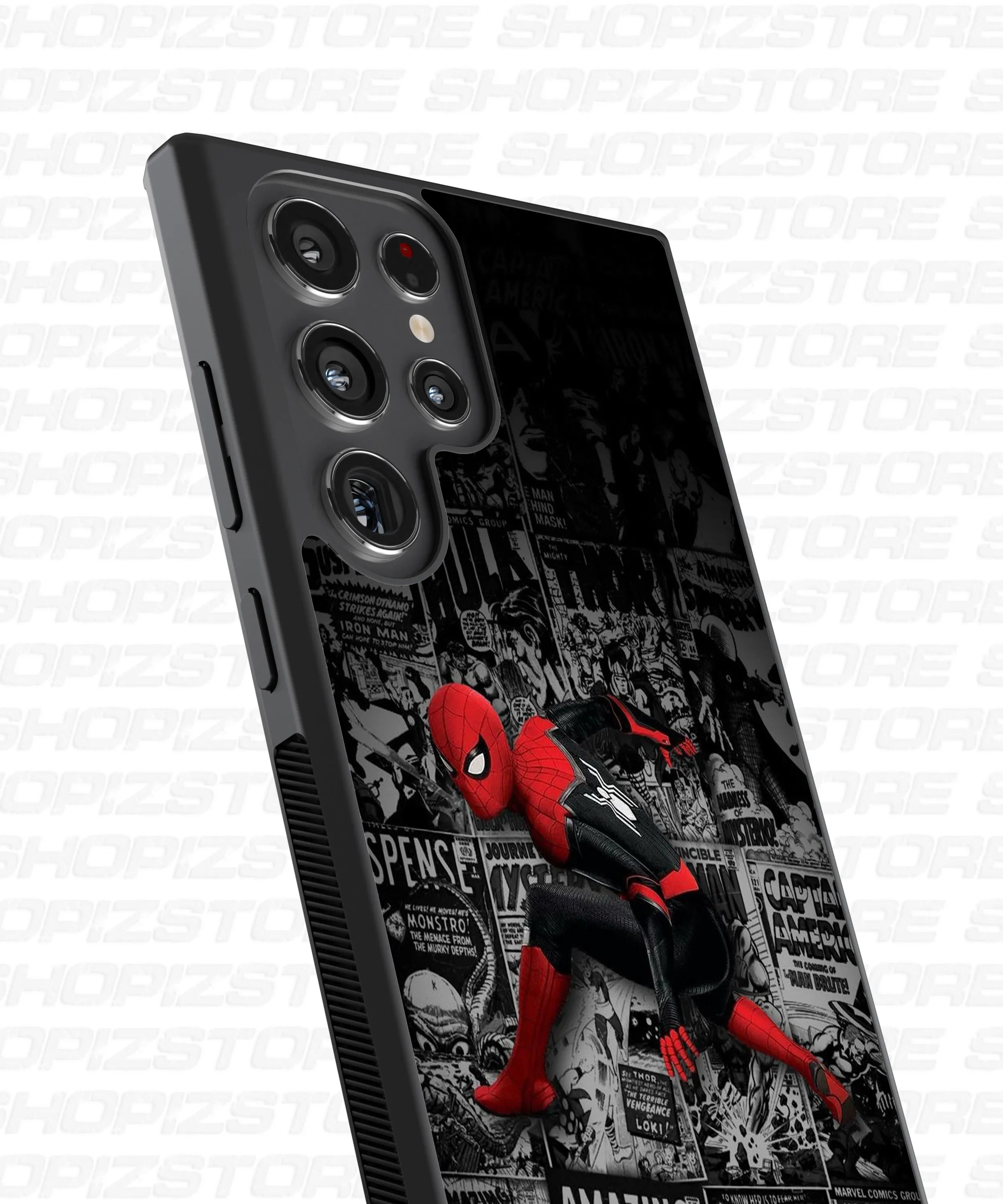 SpiderManComicBackdrop Metal Case