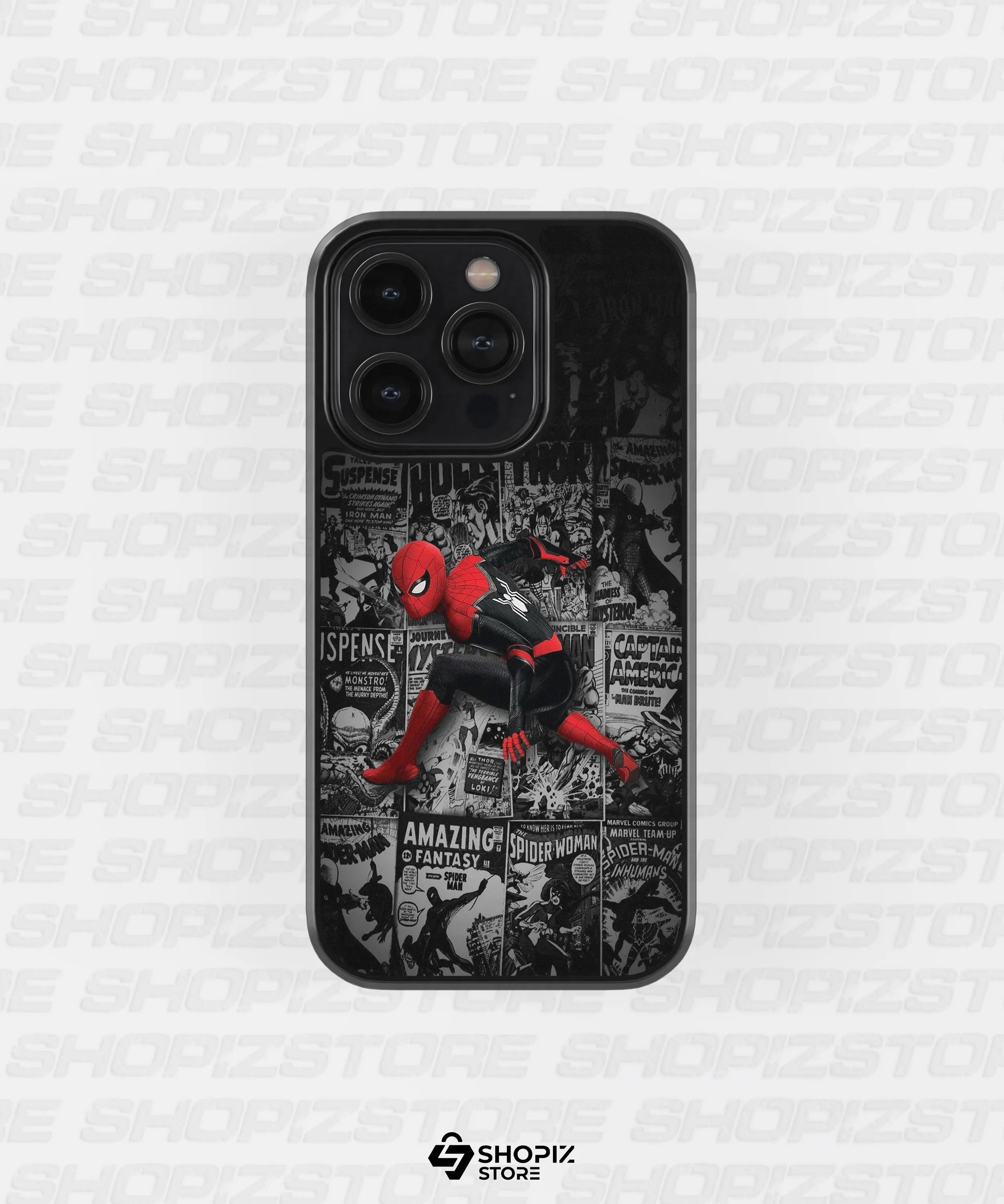 SpiderManComicBackdrop Metal Case