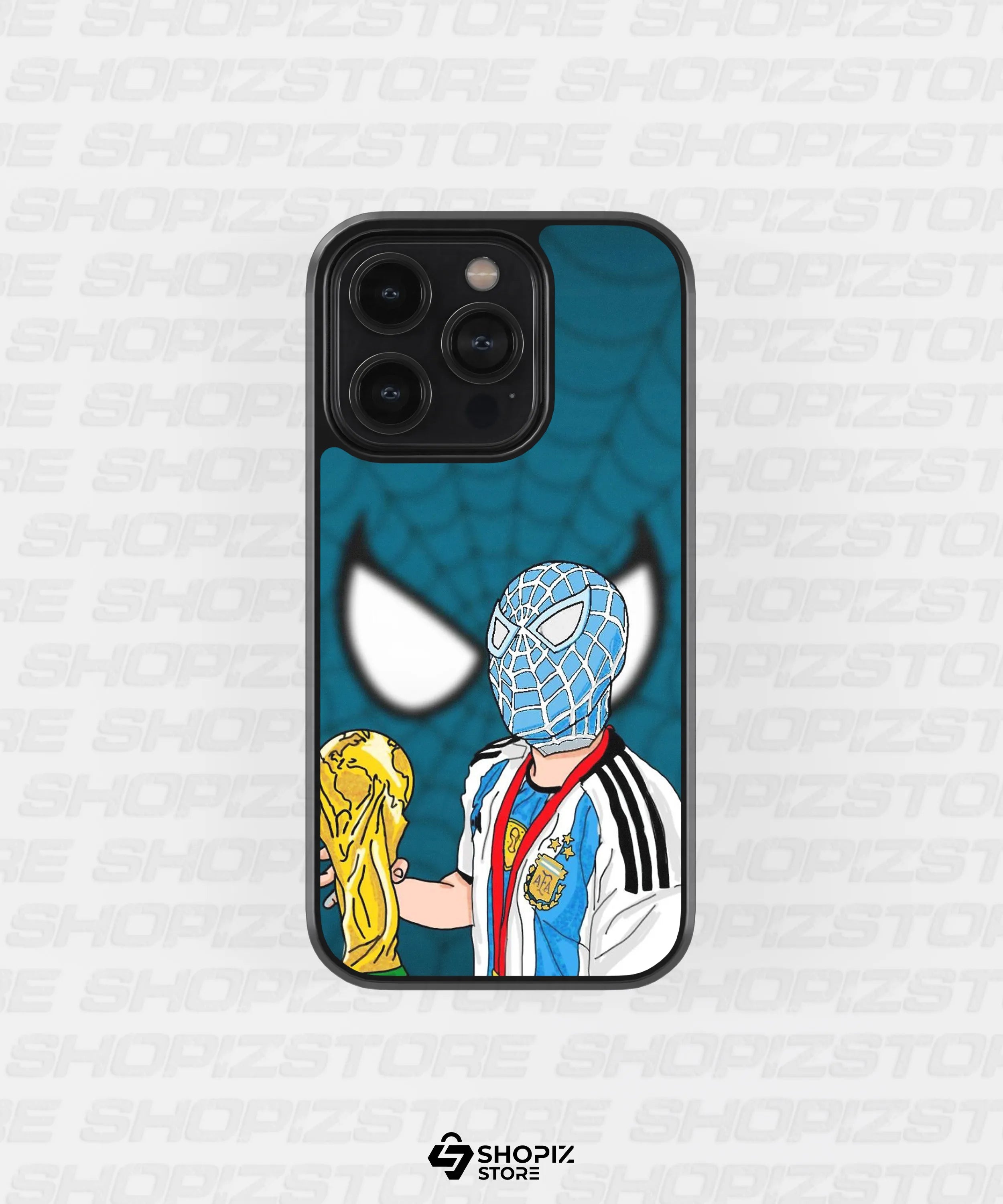 Spider man X Messi Metal Case