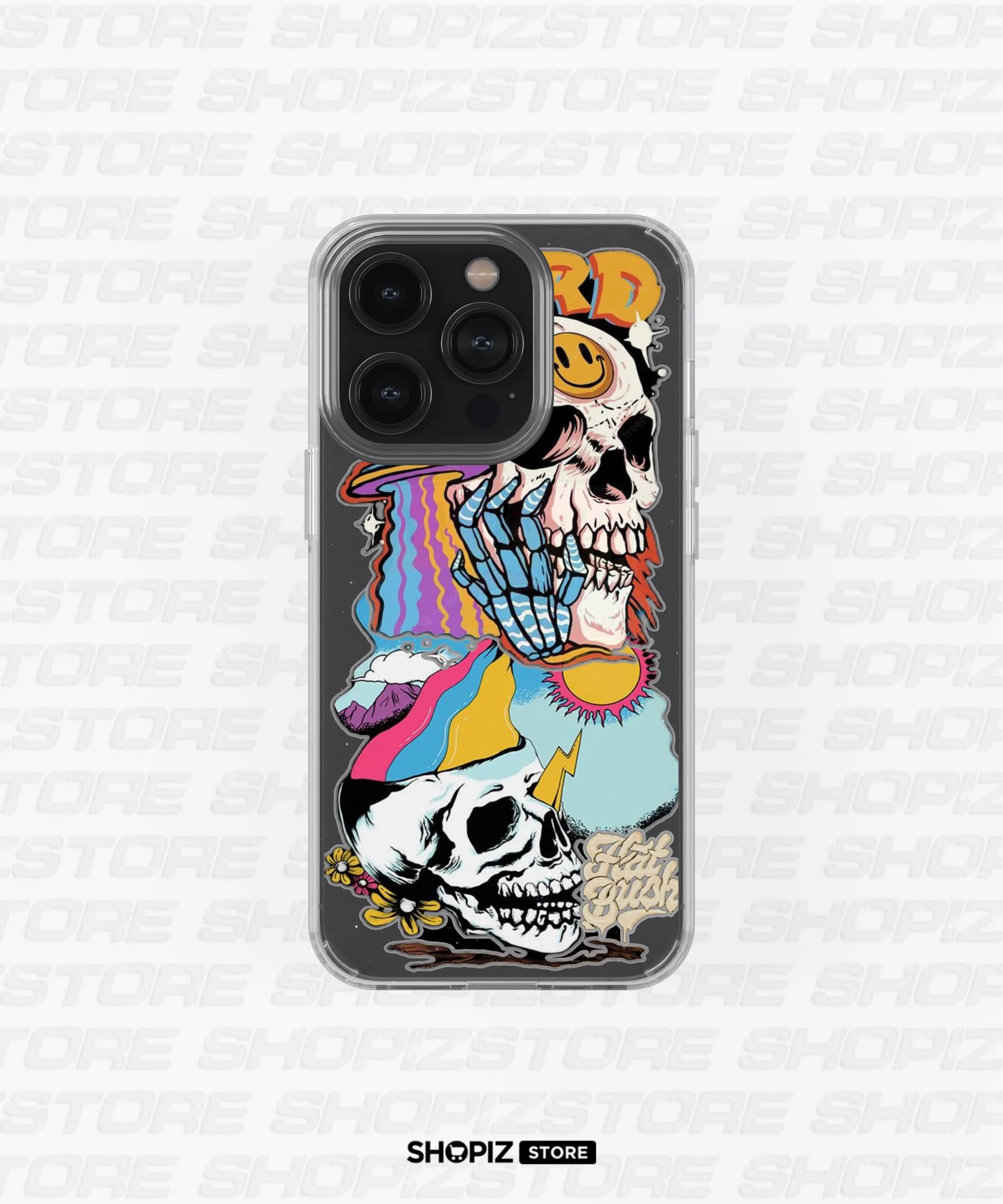 Weird Skull!!!  Silicone Case